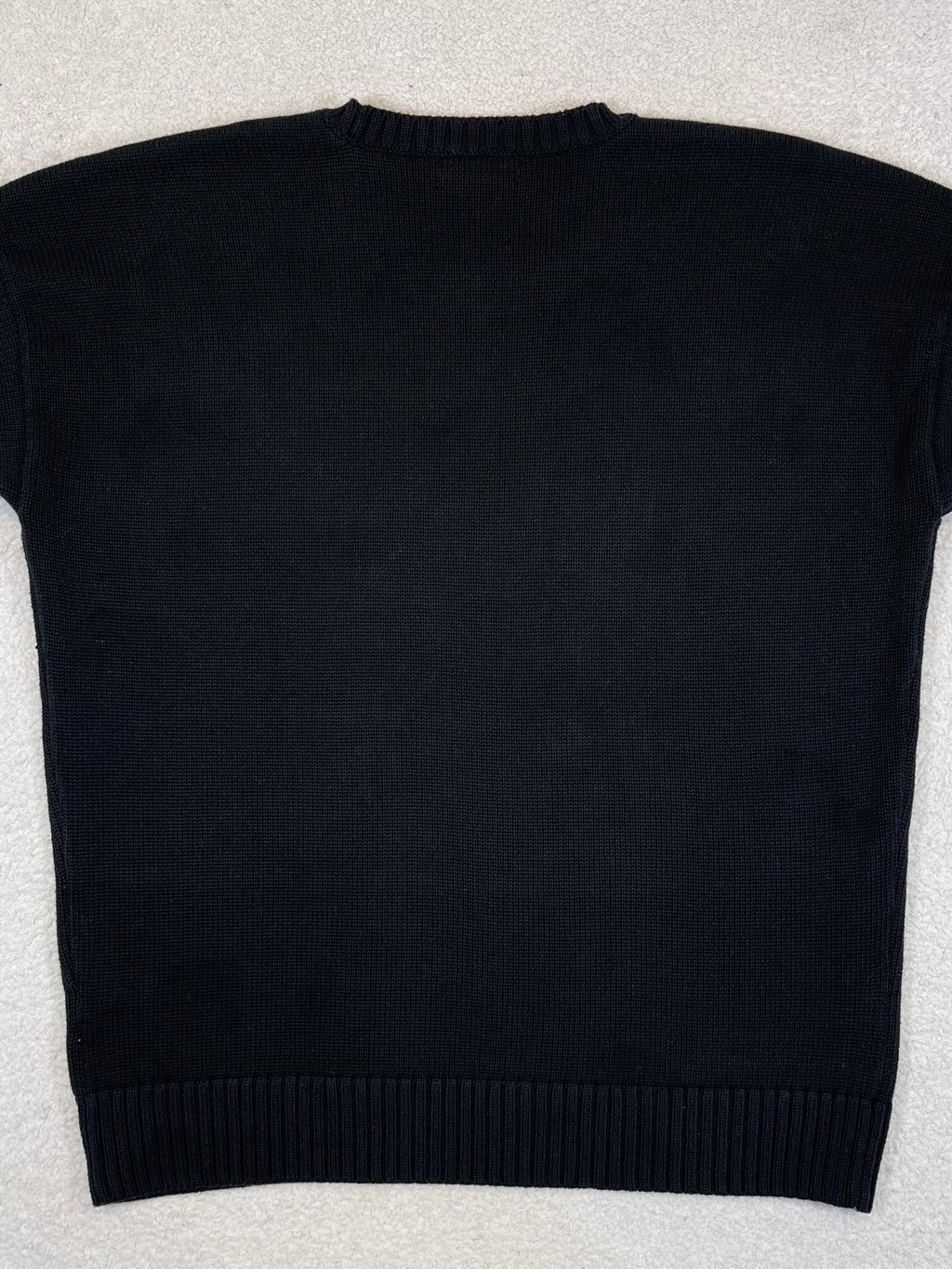 Lauren Ralph Lauren Jack Russell Cotton Intarsia-Knit Sweater L