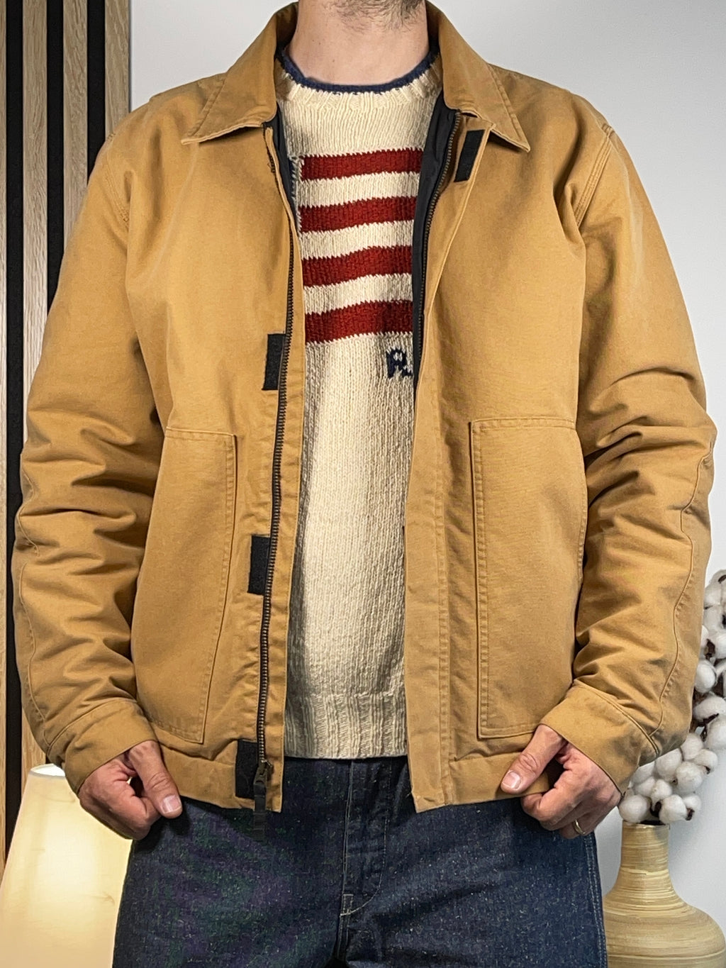 Ralph Lauren Polo Sport Vintage Lined Canvas Workwear Jacket L