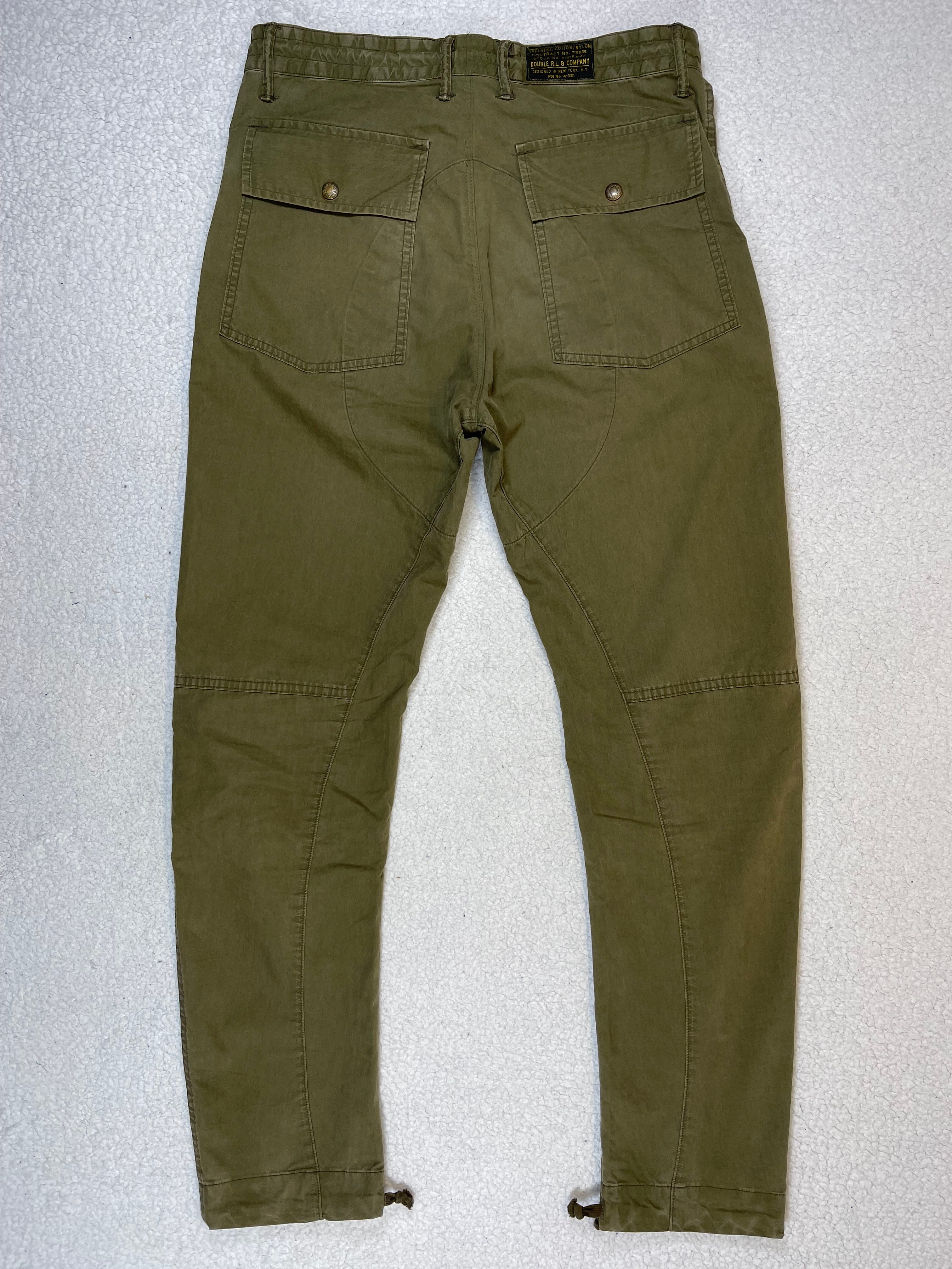 RRL Double RL Surplus Poplin Cargo Trousers