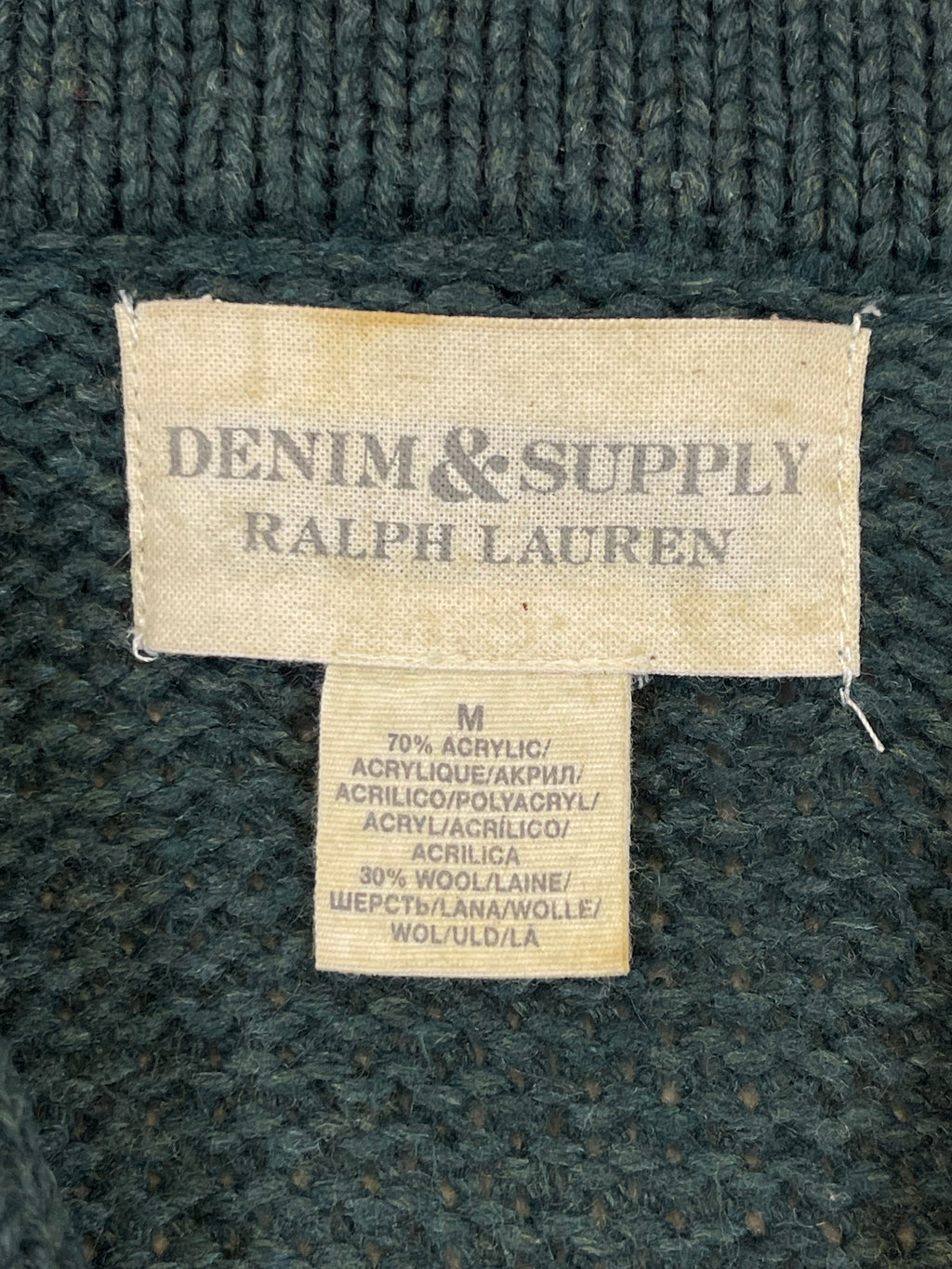 Ralph Lauren Denim & Supply Vintage Geometric Wool-Blend Cardigan (2011)
