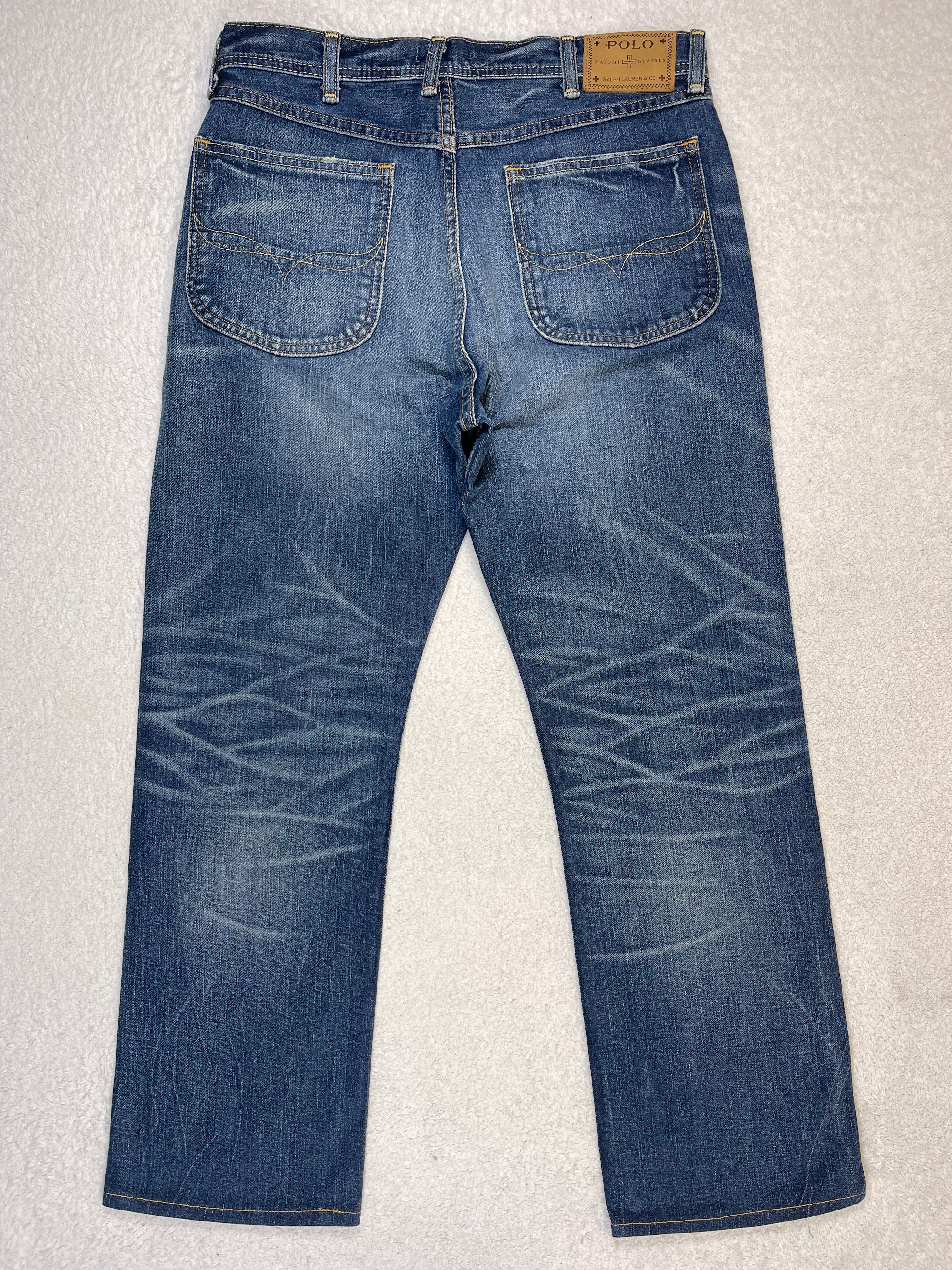 Polo Ralph Lauren × Naiomi Glasses Indigo Heritage Rider Jeans (2023)