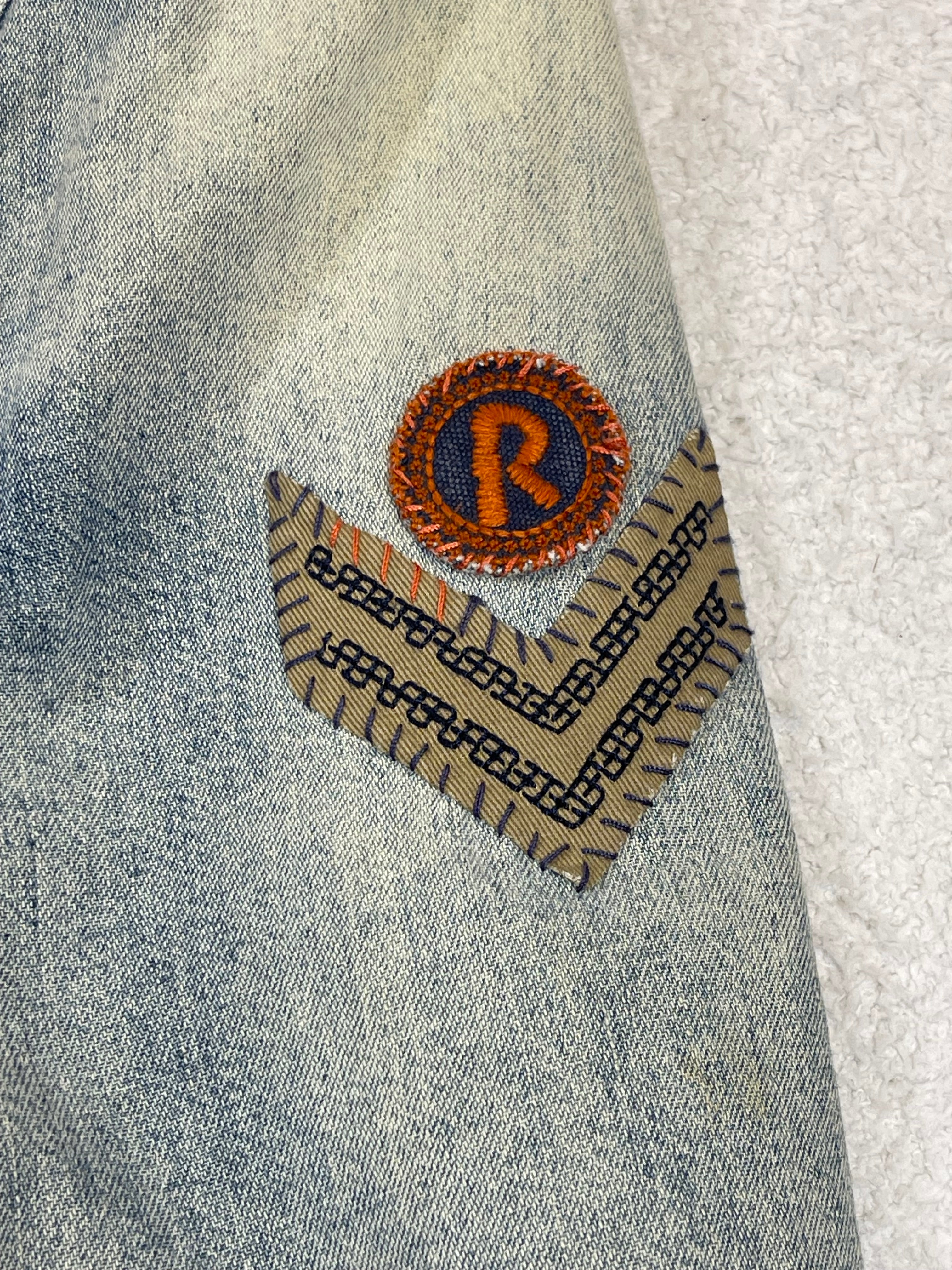 Polo Ralph Lauren & Co. Distressed Denim Field Jacket