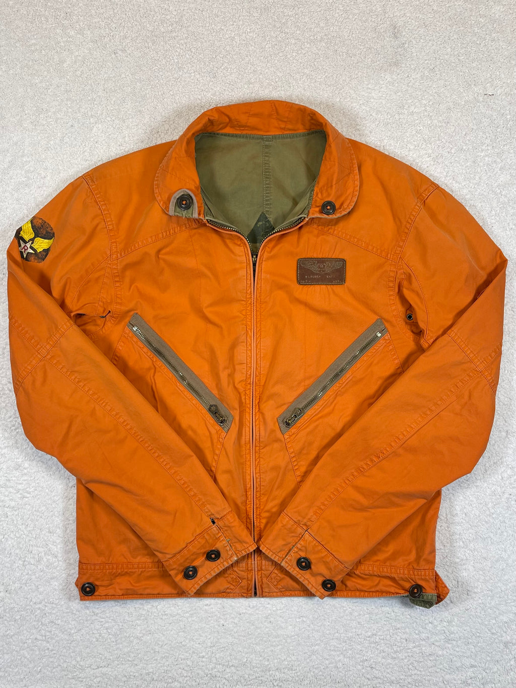 Polo Ralph Lauren & Co. Vintage Reversible Cotton Twill Field Jacket