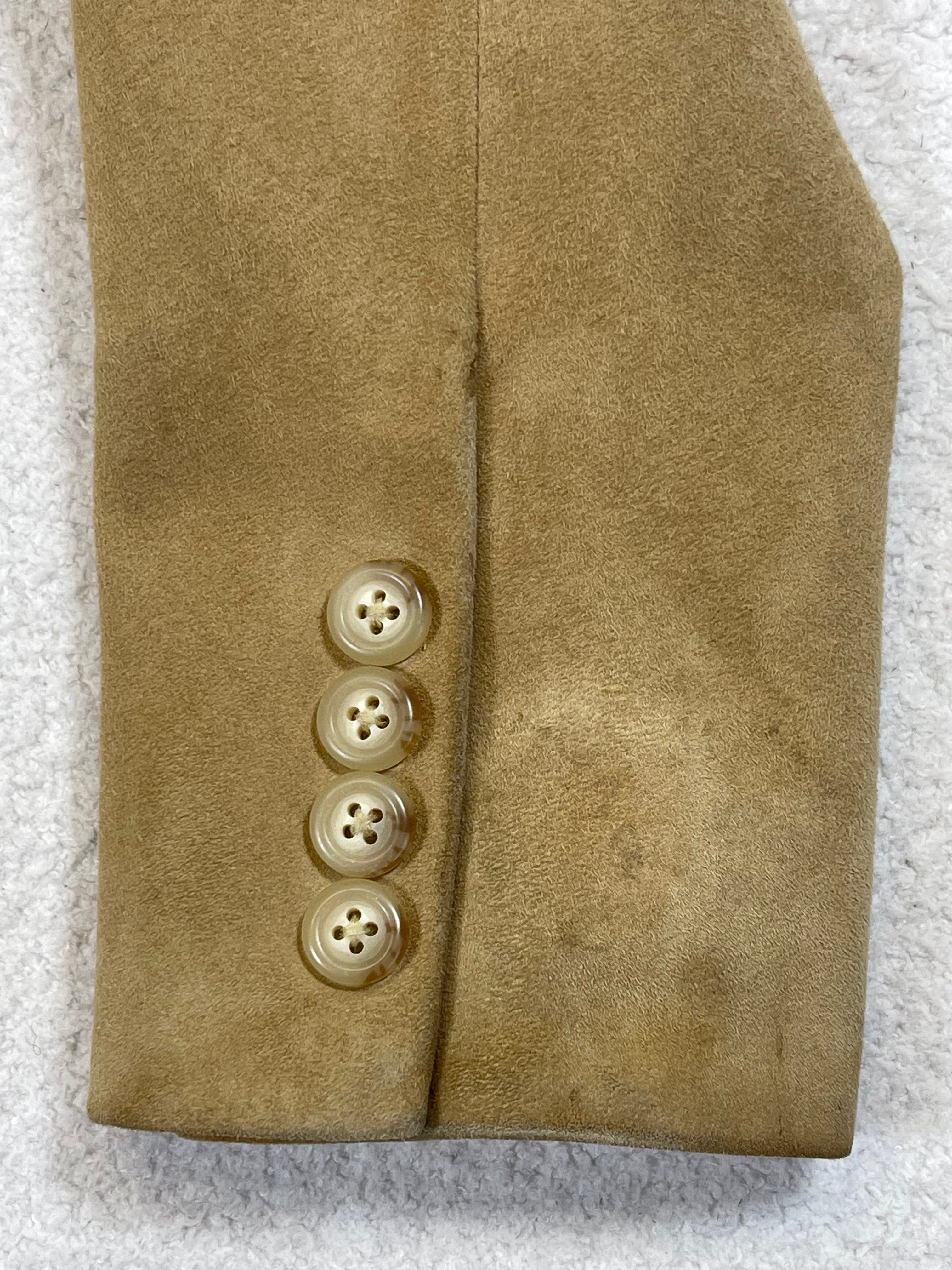 Ralph Lauren Vintage Goat Suede Blazer