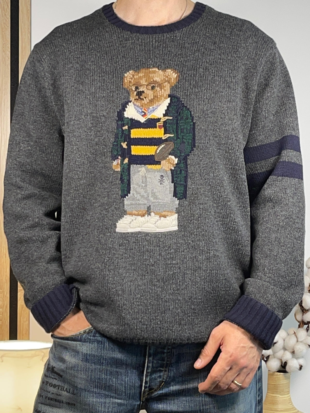 Polo Ralph Lauren Polo Bear Rugby Wool Sweater XL