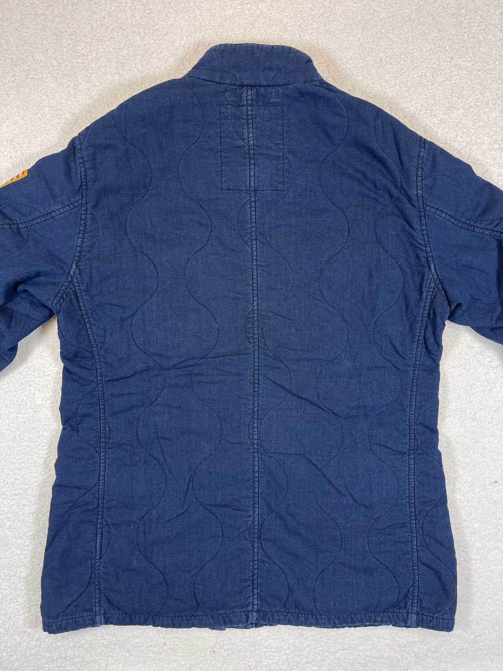 Ralph Lauren Denim & Supply Quilted Indigo Denim Field Jacket