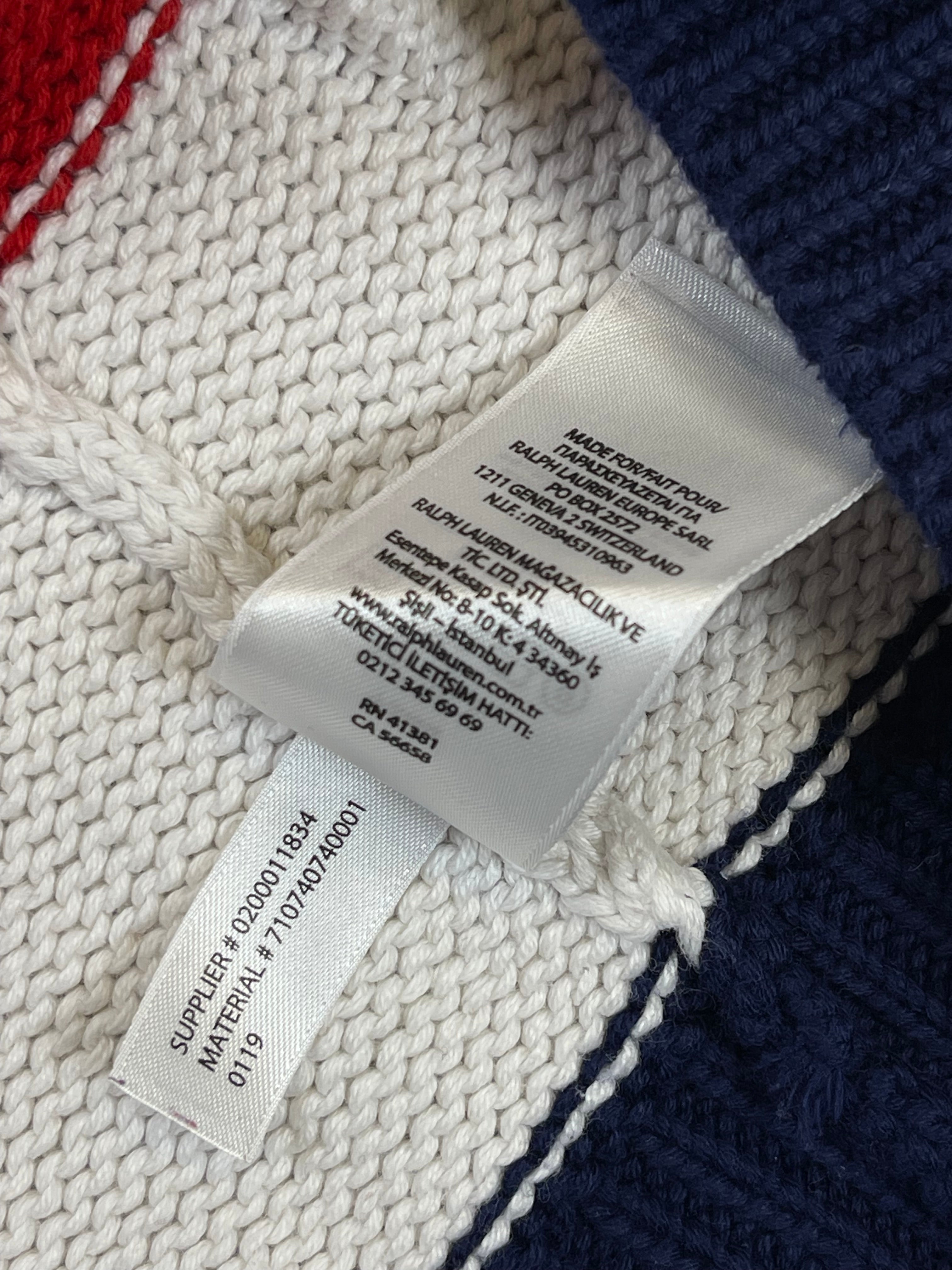 Polo Ralph Lauren Big Pony Flag Cotton Sweater