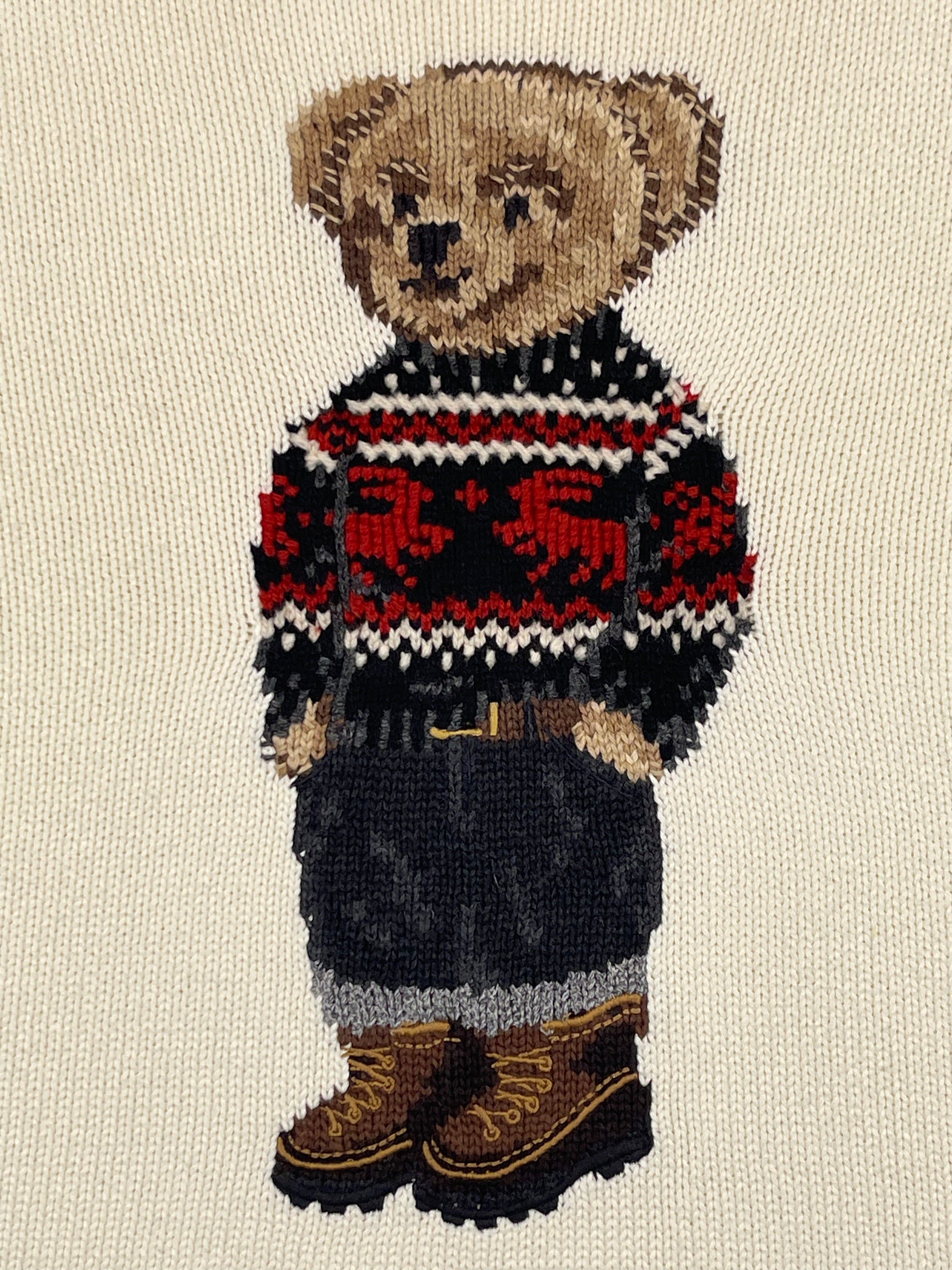 Polo Ralph Lauren Fair Isle Polo Bear Cotton Sweater (2021)