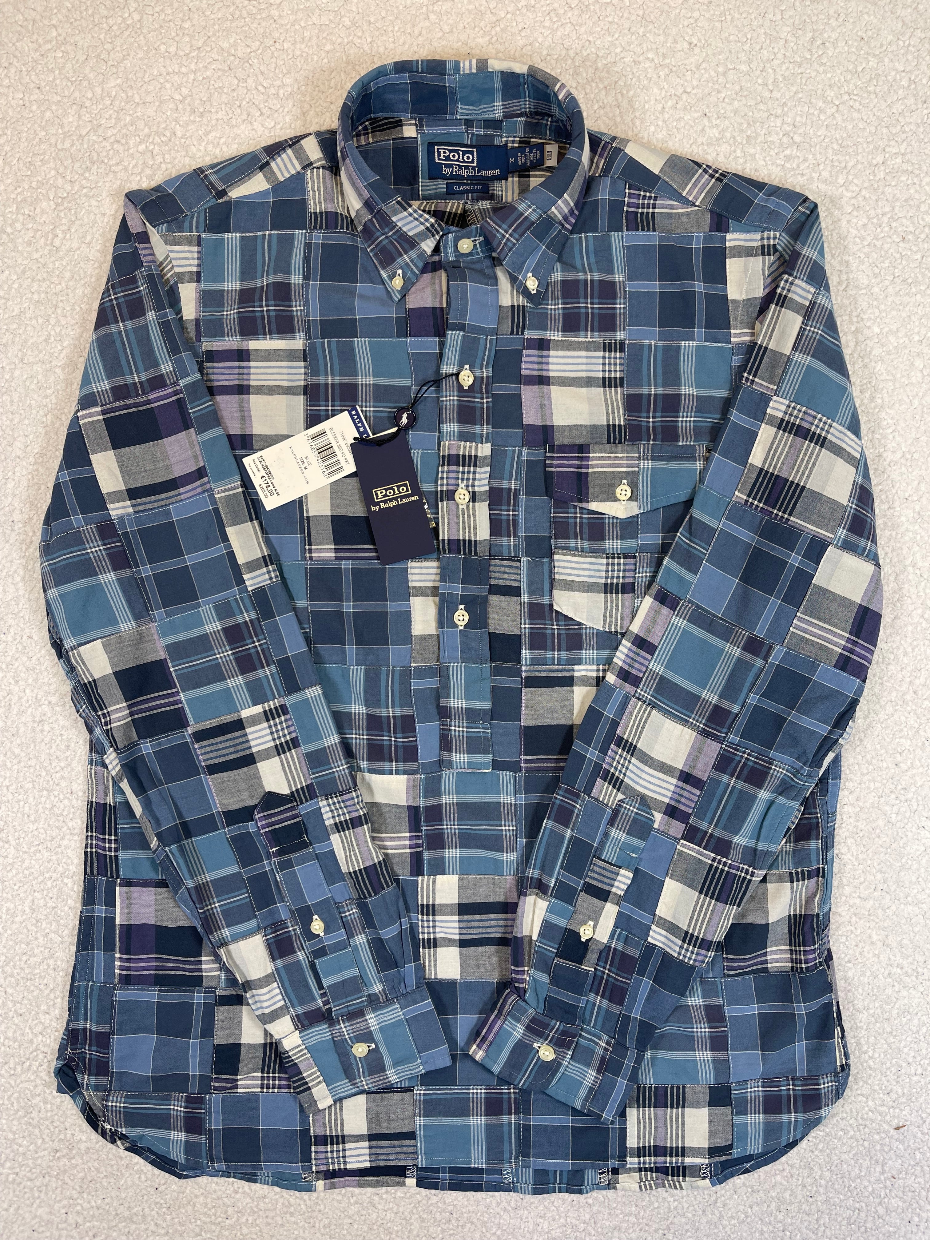Polo Ralph Lauren Madras Patchwork Pullover Shirt (2025)