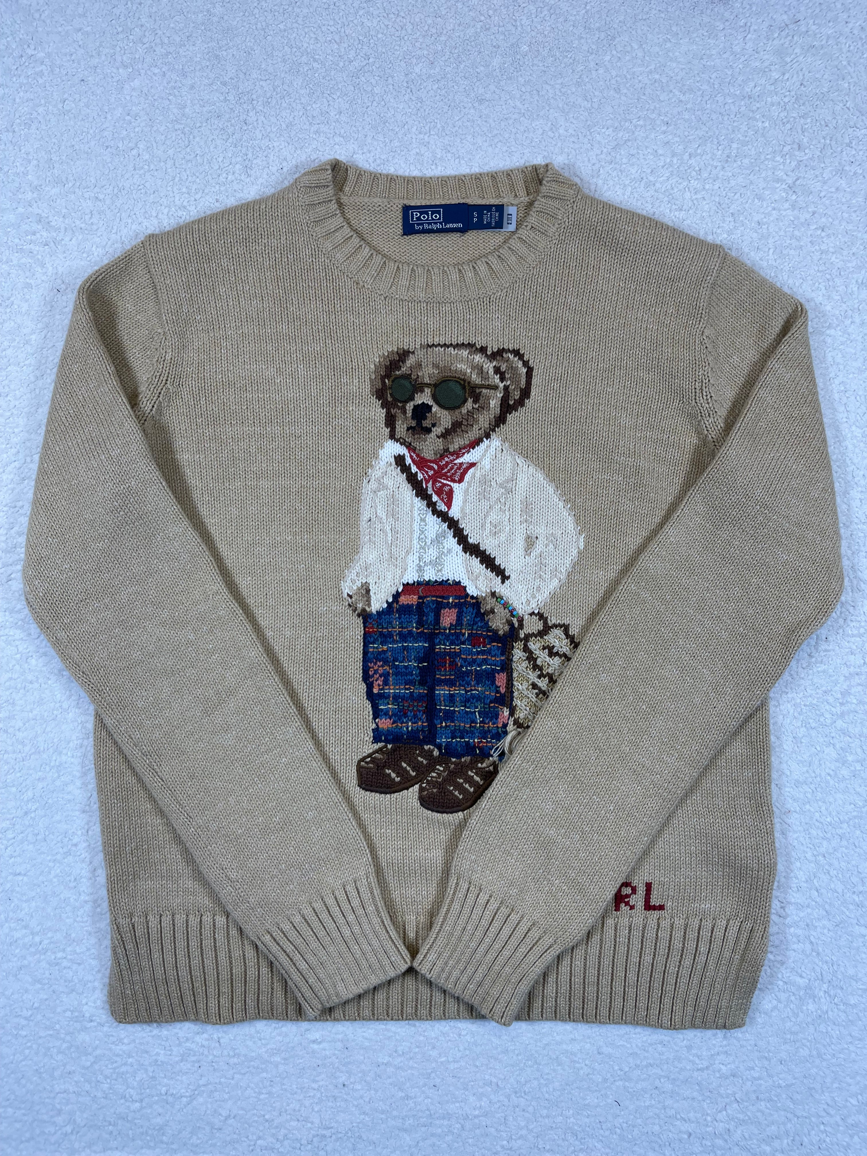 Polo by Ralph Lauren Polo Bear Crossbody Cotton Sweater (2022)