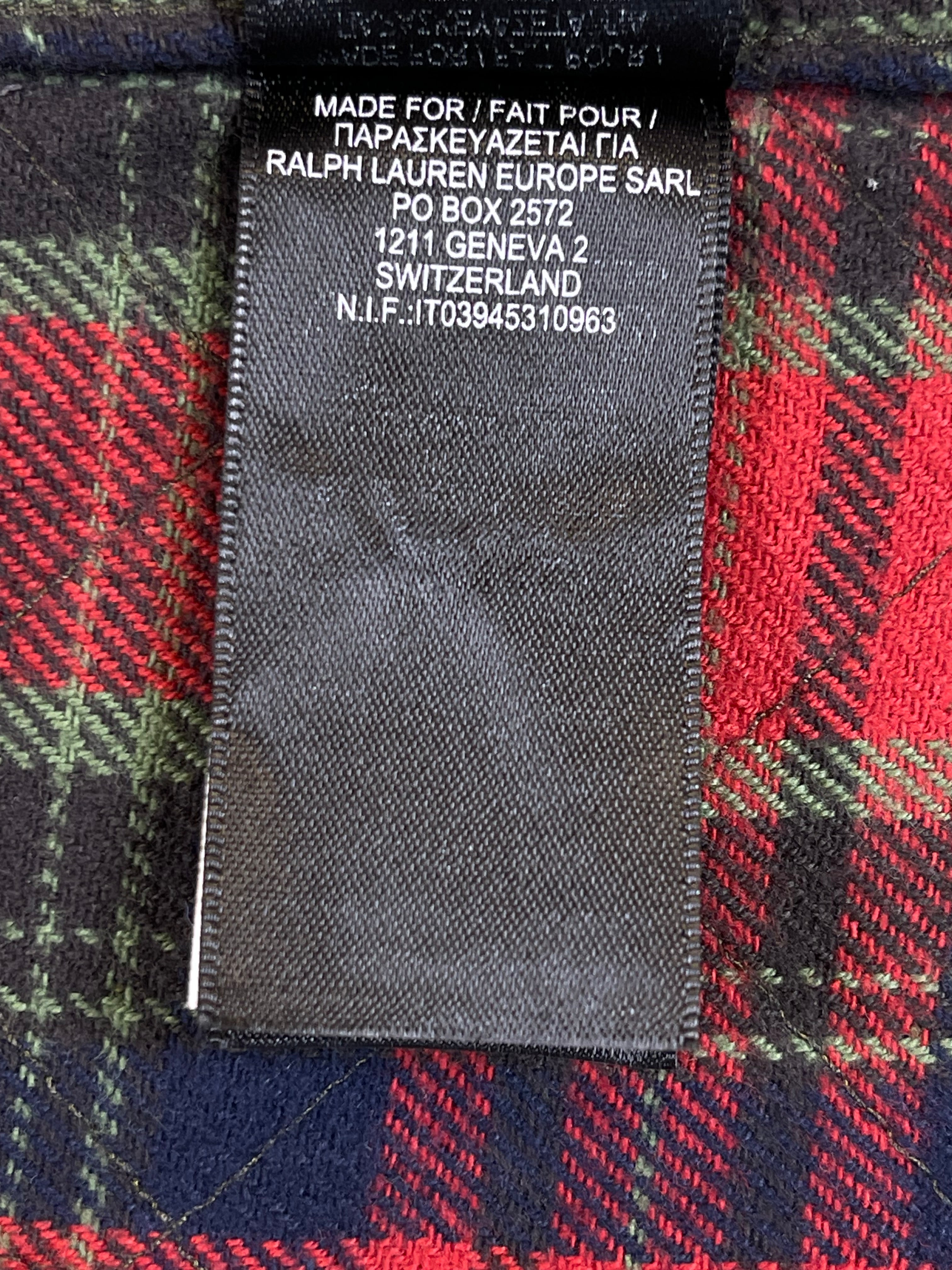 RRL Double RL Quilted Jacquard Overshirt