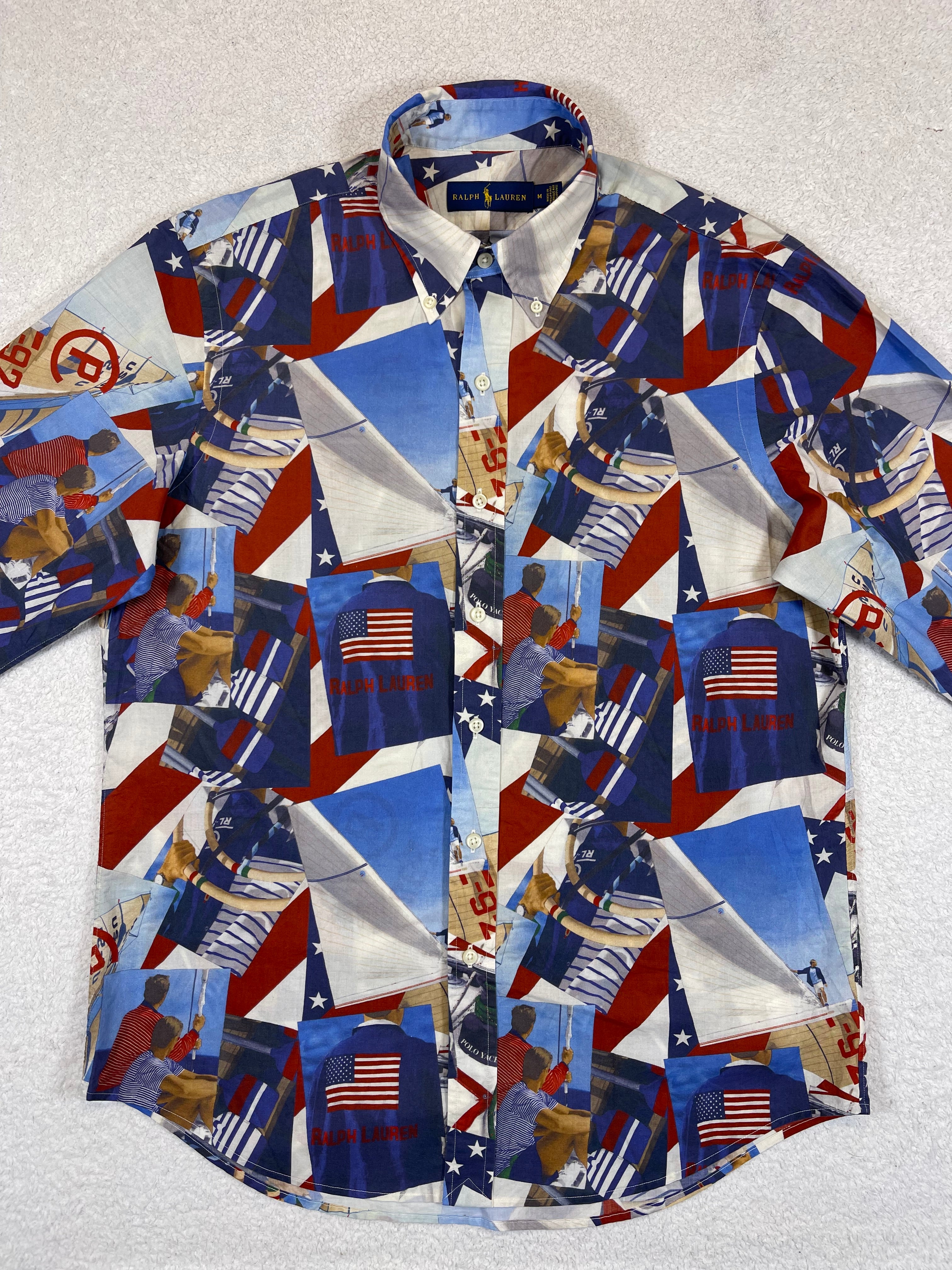 Ralph Lauren CP RL-92 Patchwork Poplin Shirt