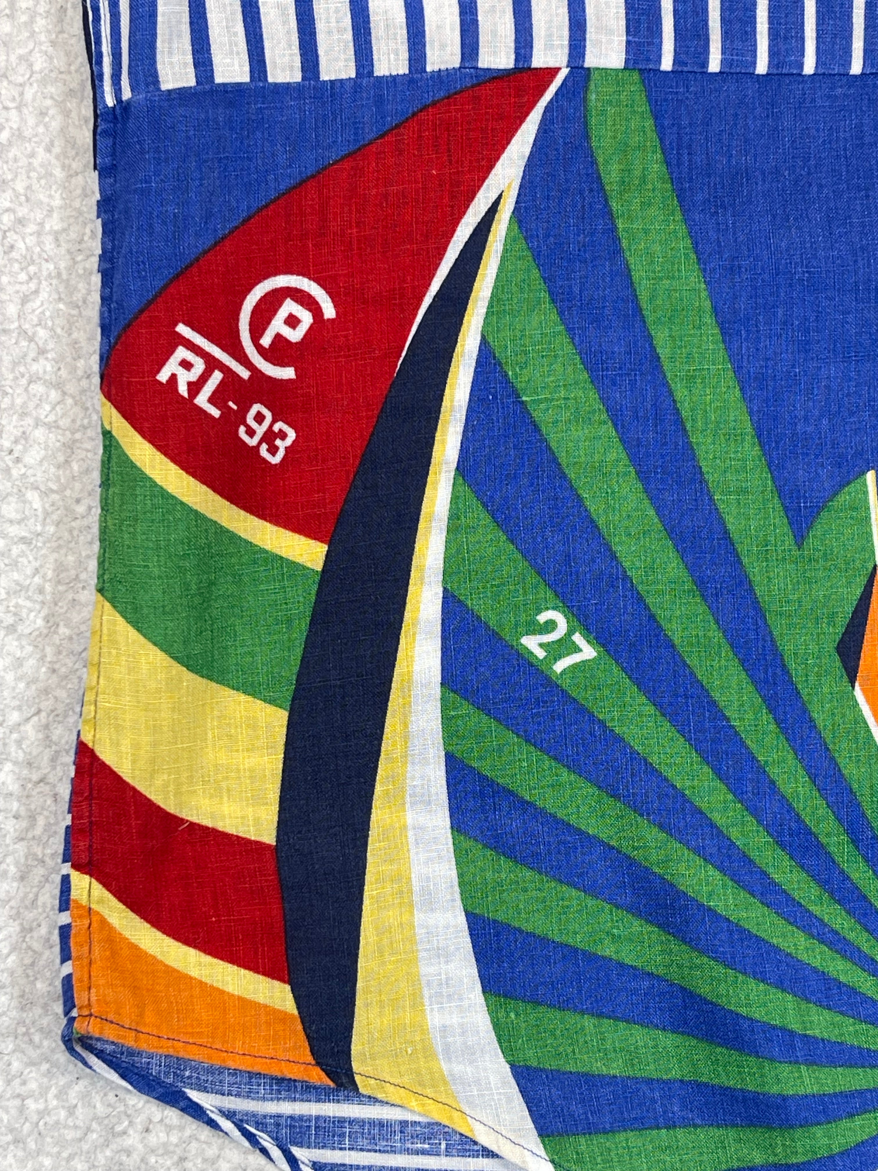 Polo Ralph Lauren CP RL-93 Patchwork-Leinenhemd