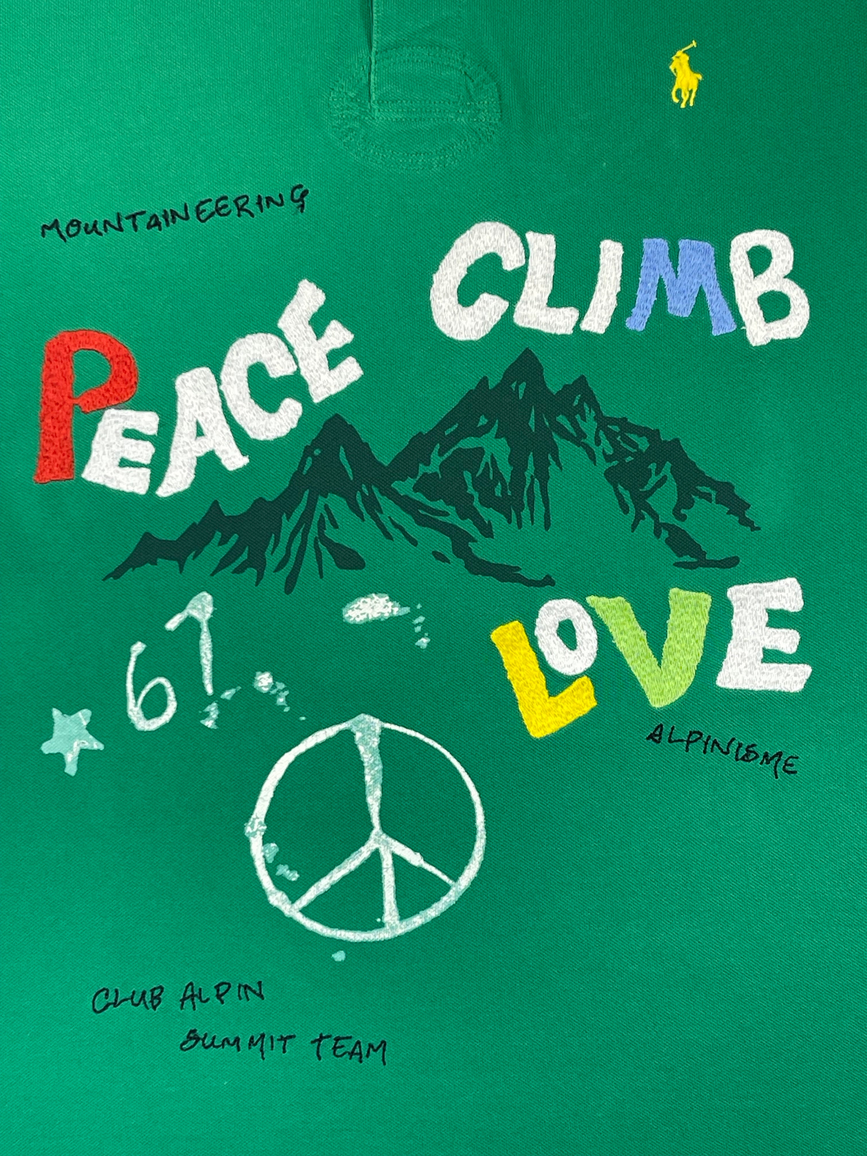 Polo Ralph Lauren Peace Climb Love Cotton Mesh Polo (2023)