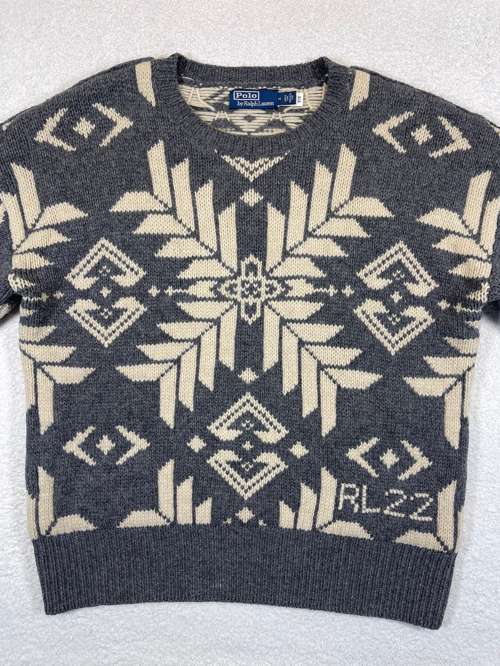 Polo by Ralph Lauren Snowflake Intarsia Wool Sweater (2022)