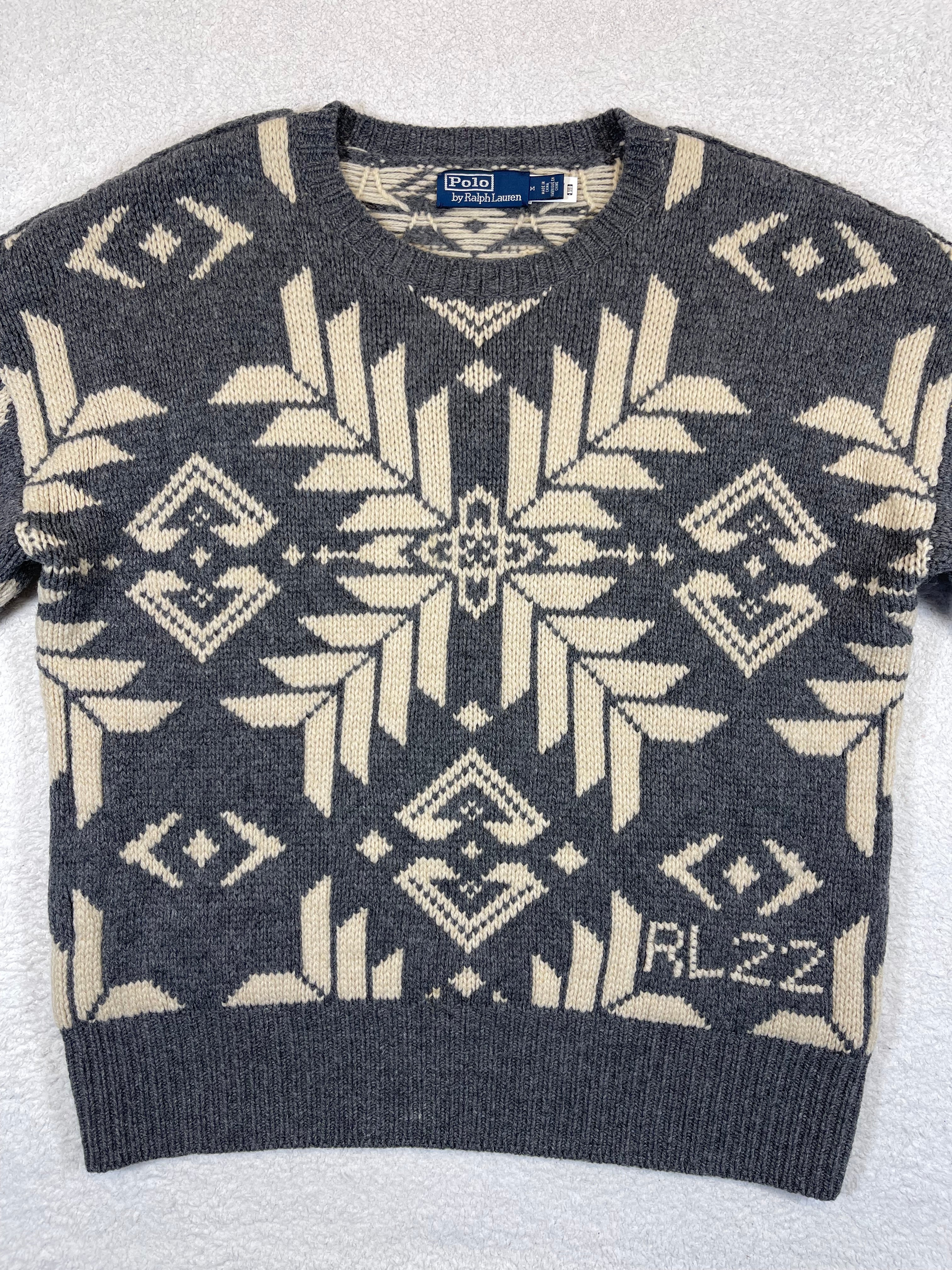 Polo by Ralph Lauren Snowflake Intarsia Wool Sweater (2022)