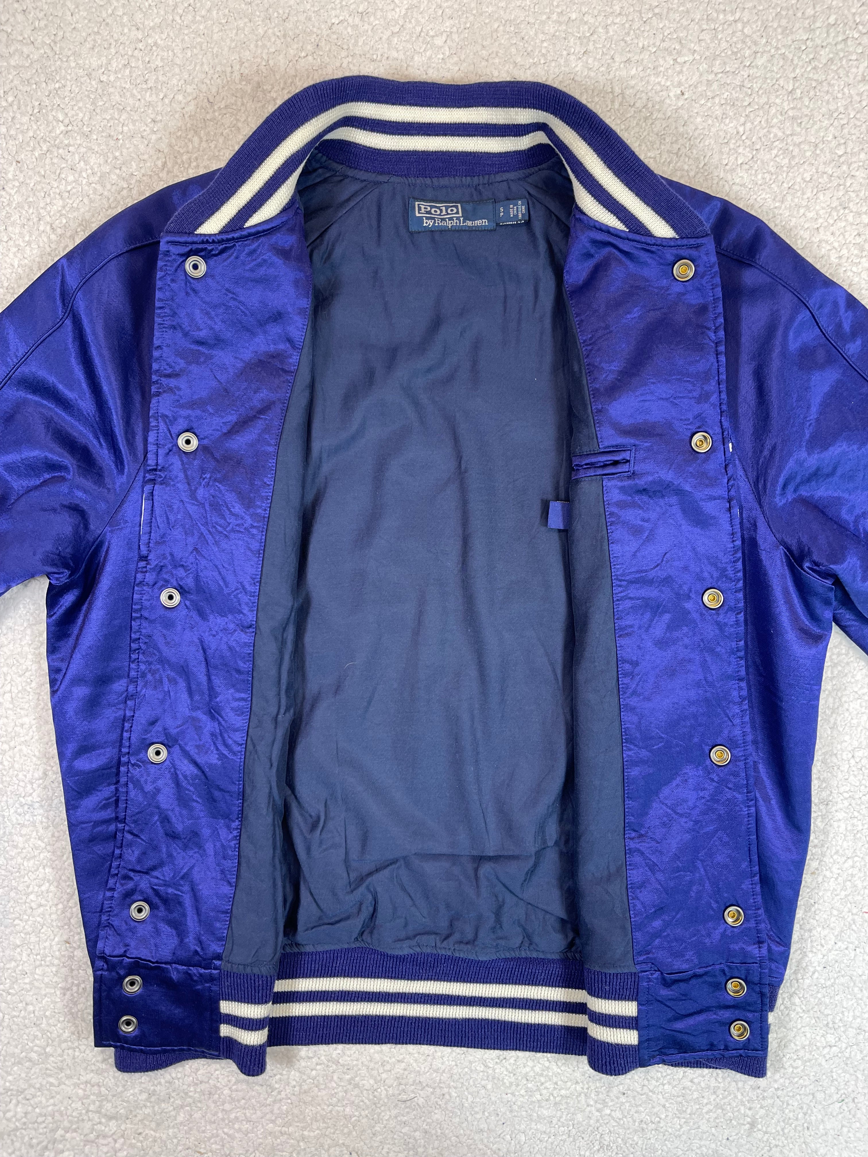 Polo Ralph Lauren x Los Angeles Dodgers Satin Varsity Jacket