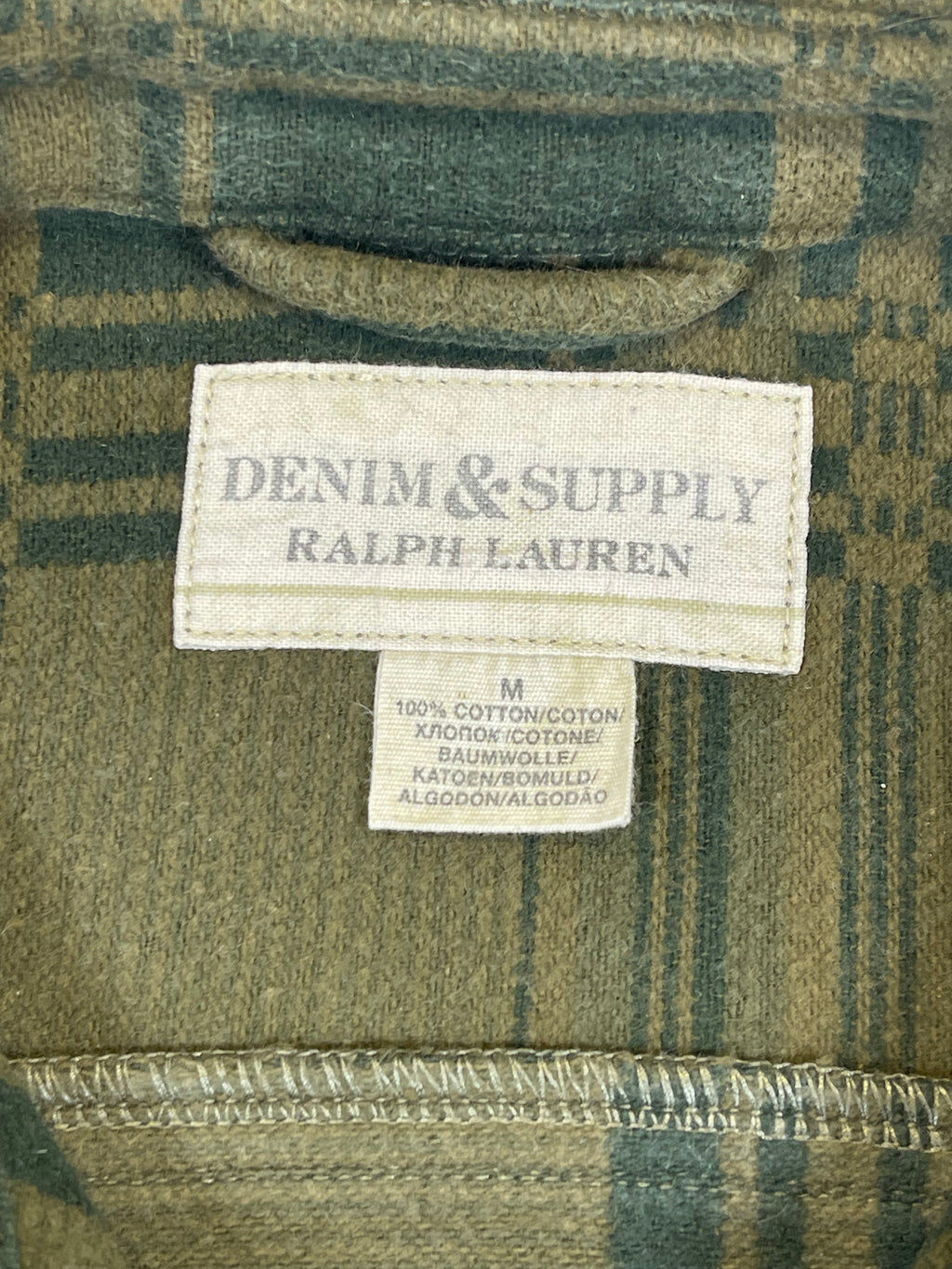 Ralph Lauren Denim&Supply Flannel Plaid Shirt