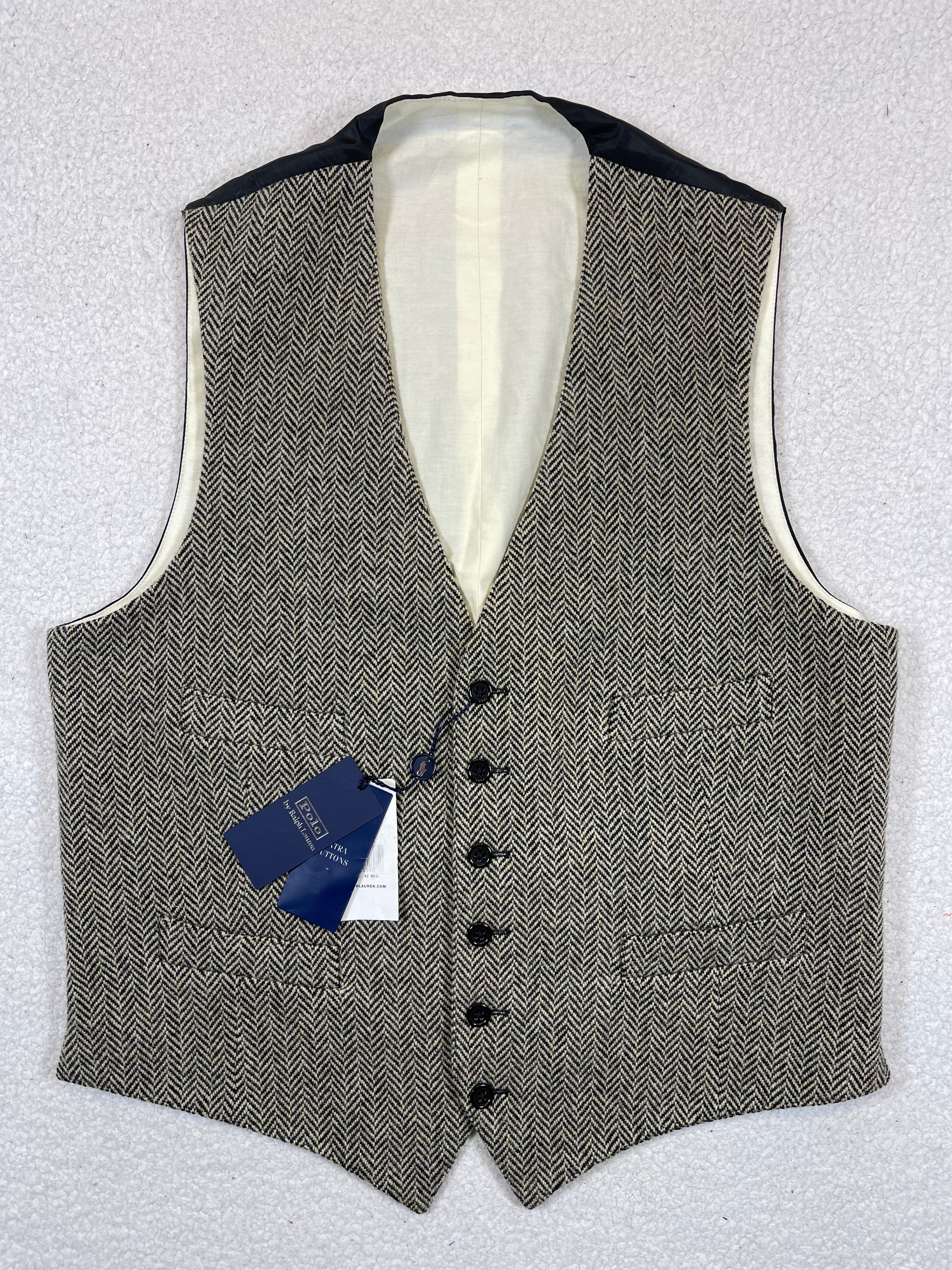 Polo Ralph Lauren Herringbone Wool Waistcoat