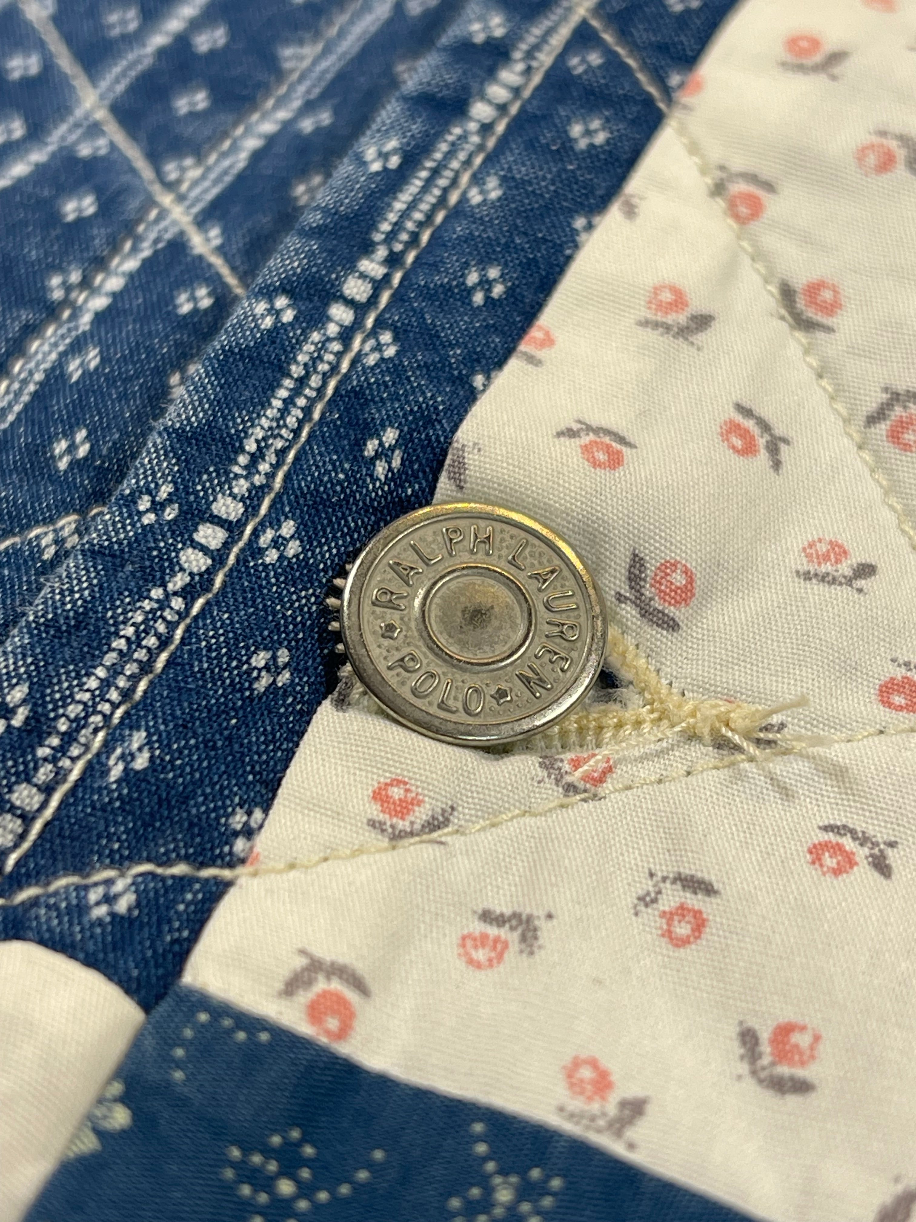 Polo Country Ralph Lauren Patchwork Cotton &amp; Linen Overshirt Jacket (2022)