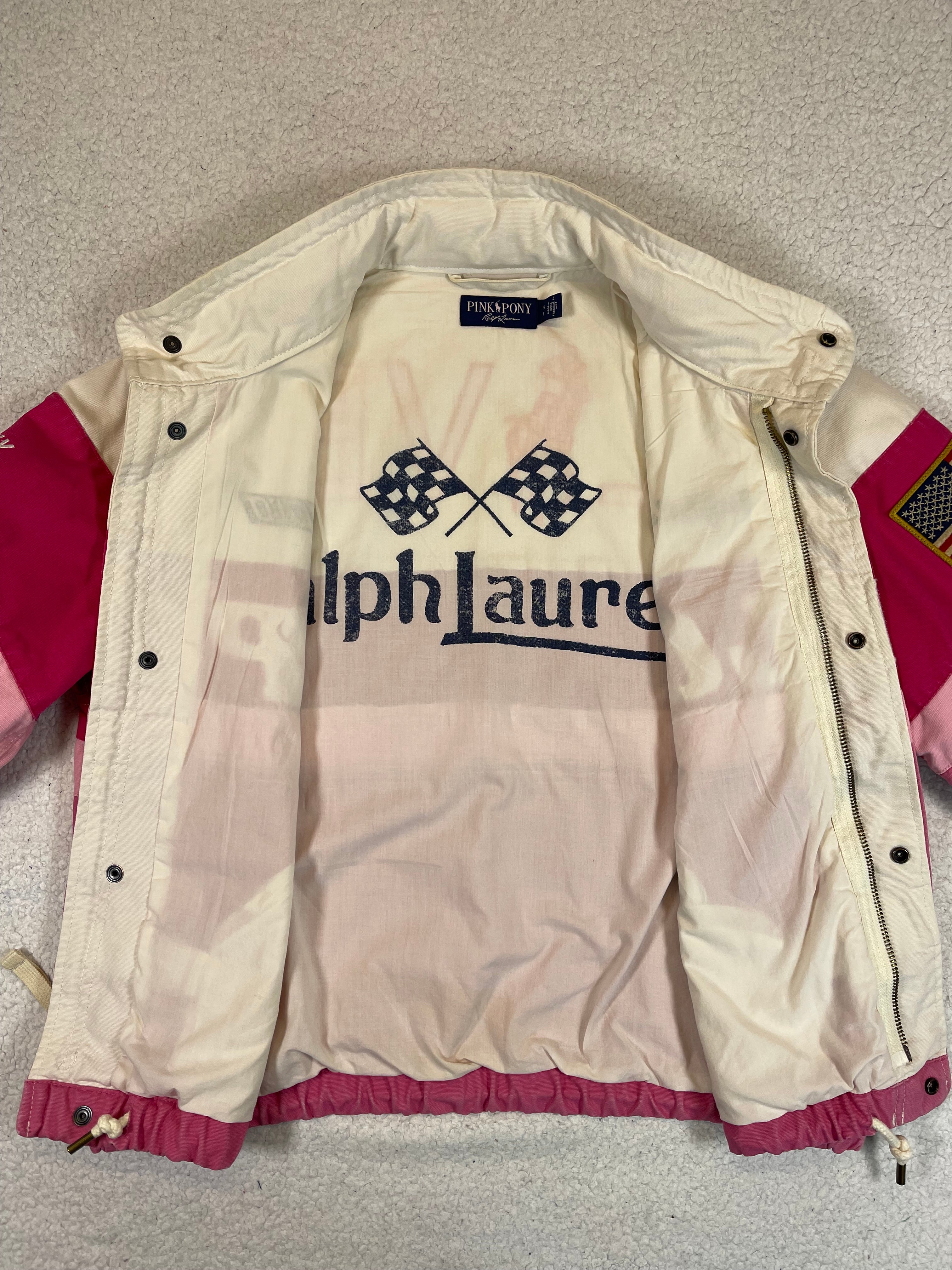 Pink Pony Ralph Lauren Racing Canvas Jacket