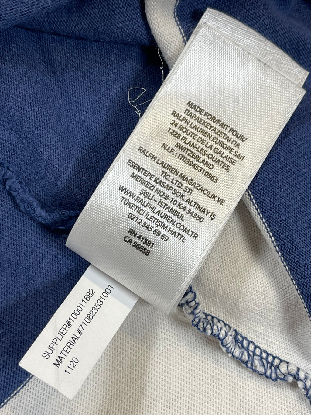 Polo Ralph Lauren Striped Cotton Jersey Rugby Shirt