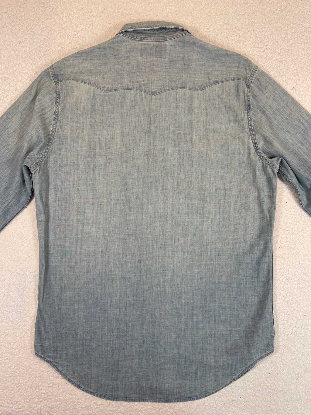 RRL Double RL Chambray Western Shirt