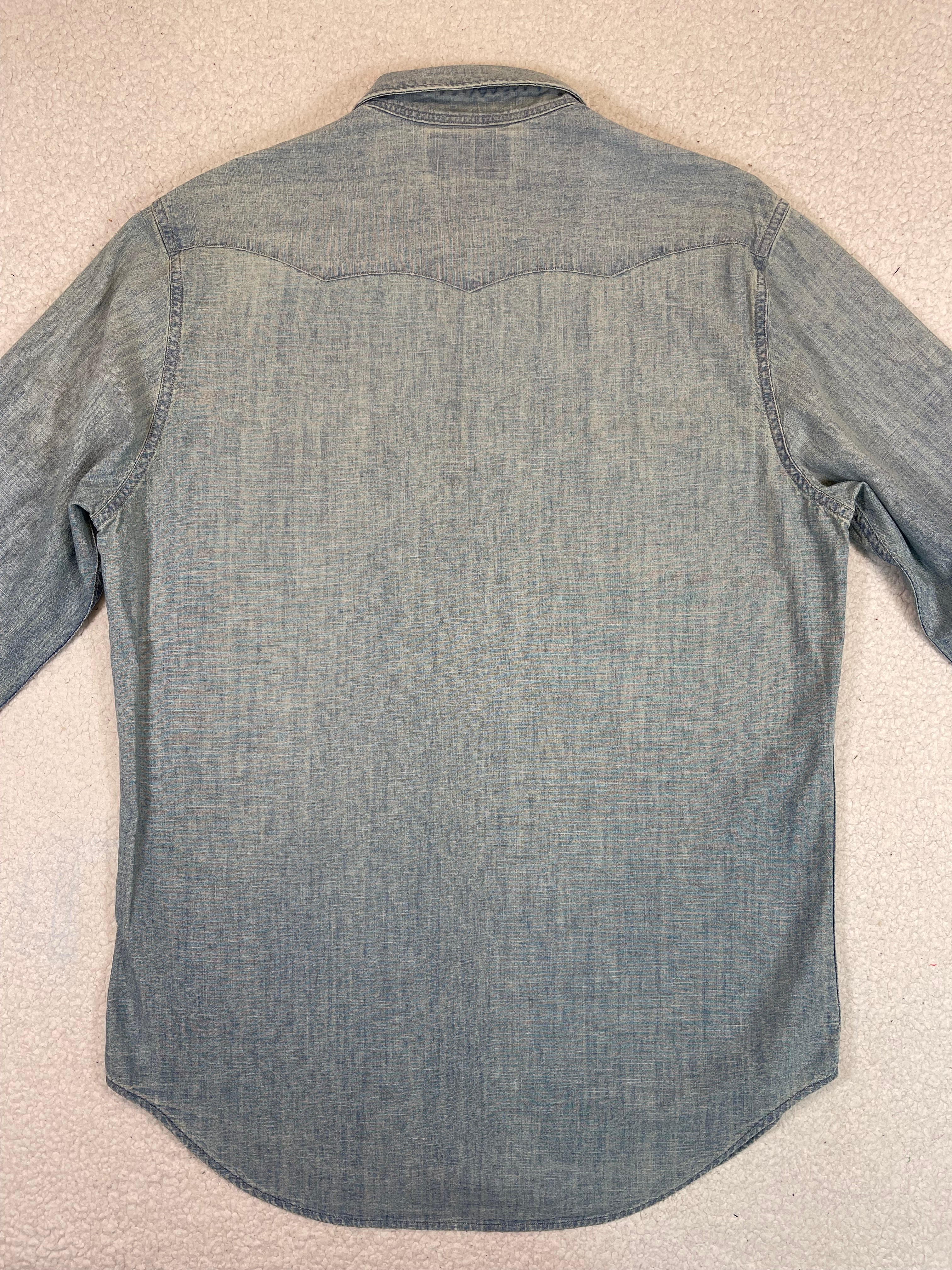 RRL Double RL Chambray Western Shirt