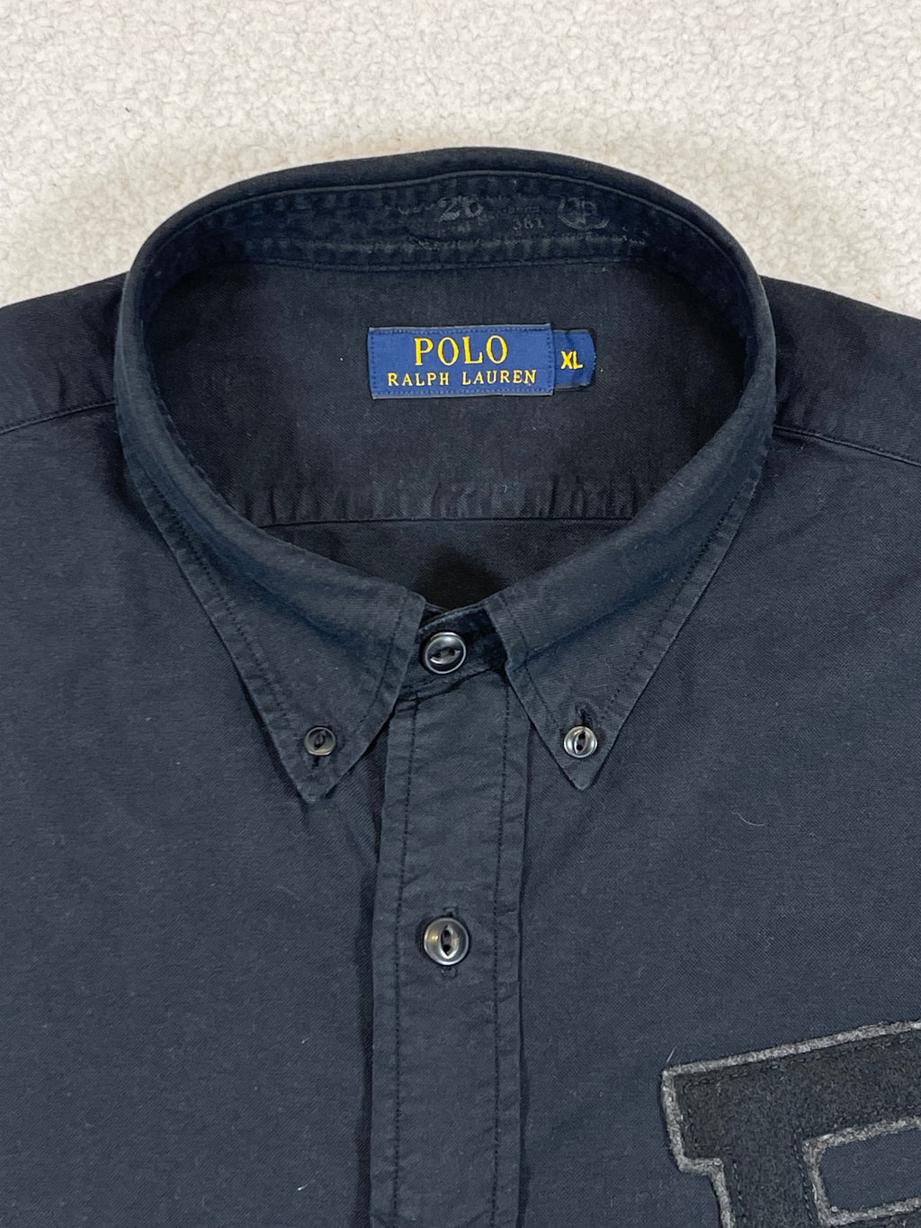 Polo Ralph Lauren Oxford Patch Cotton Shirt (Vintage)