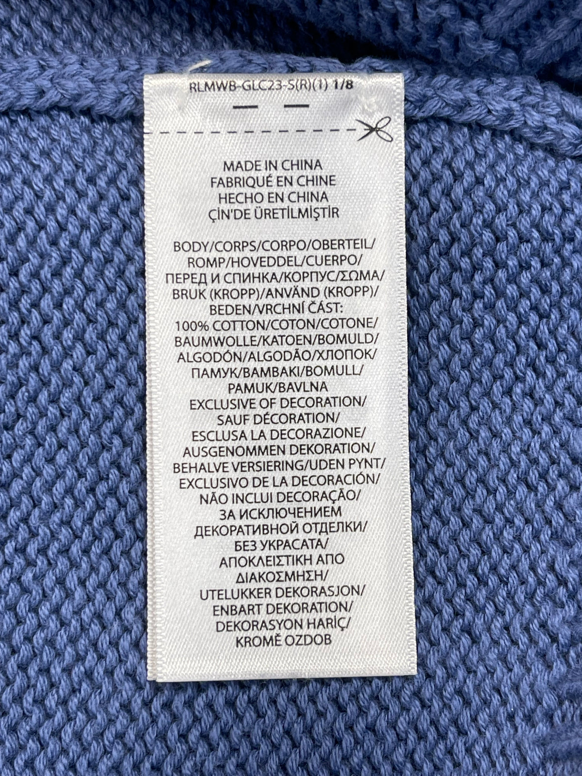 Polo by Ralph Lauren Polo Bear Regatta Cotton Sweater M