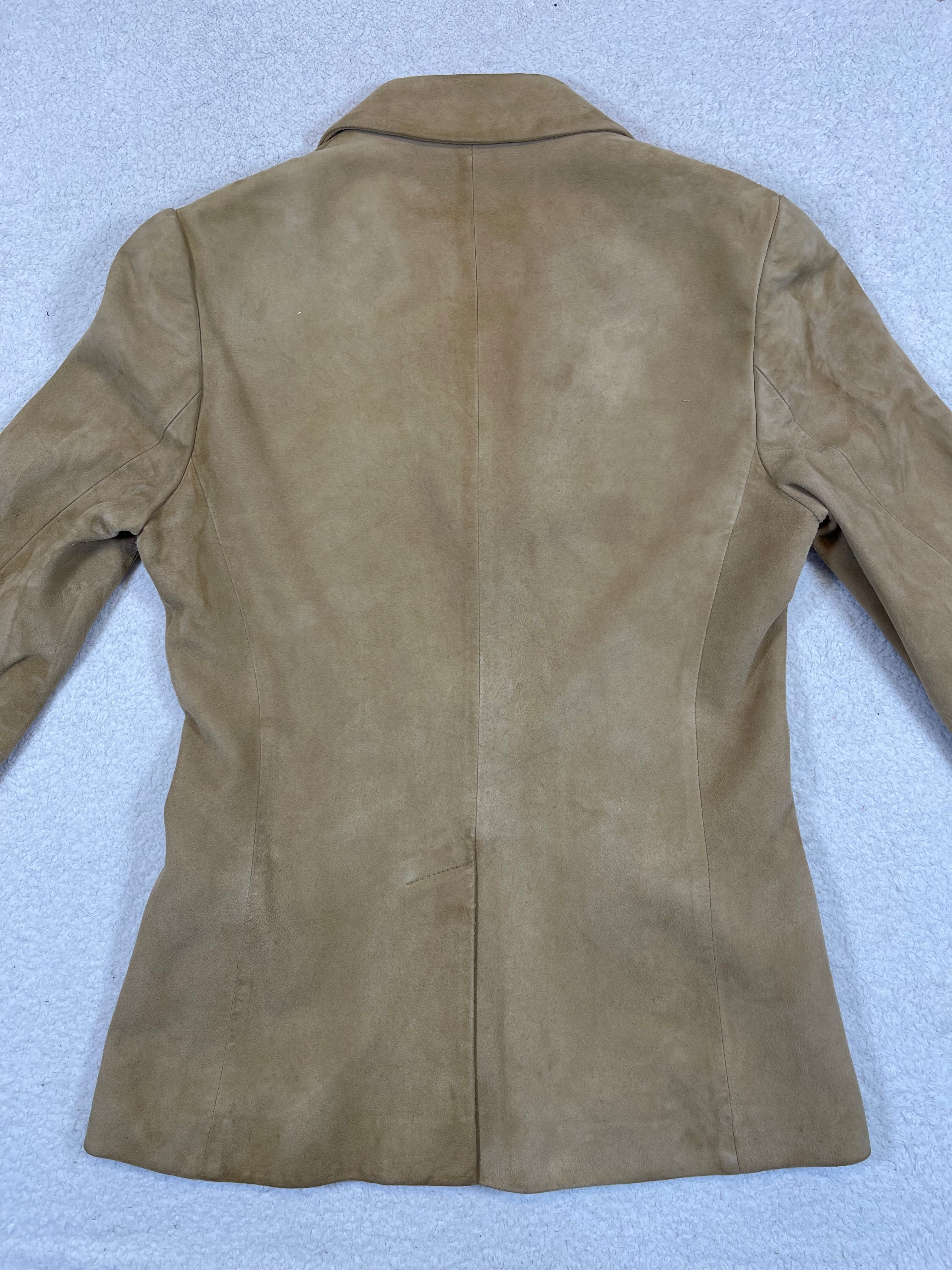 Ralph Lauren Vintage Goat Suede Blazer