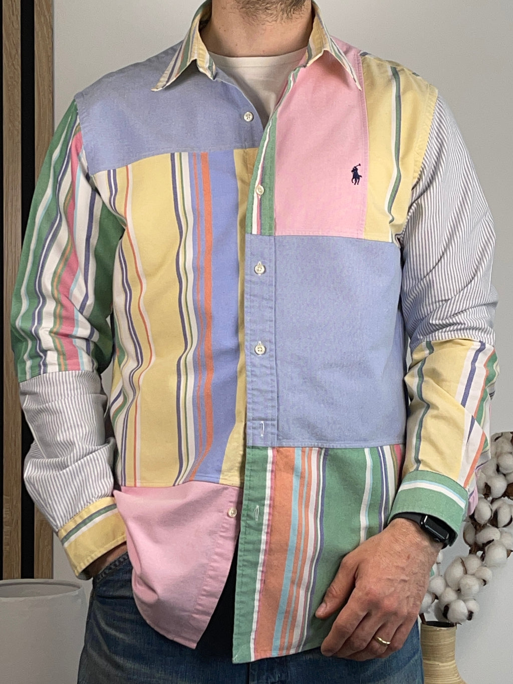 Ralph Lauren Patchwork Oxford Shirt (2021)