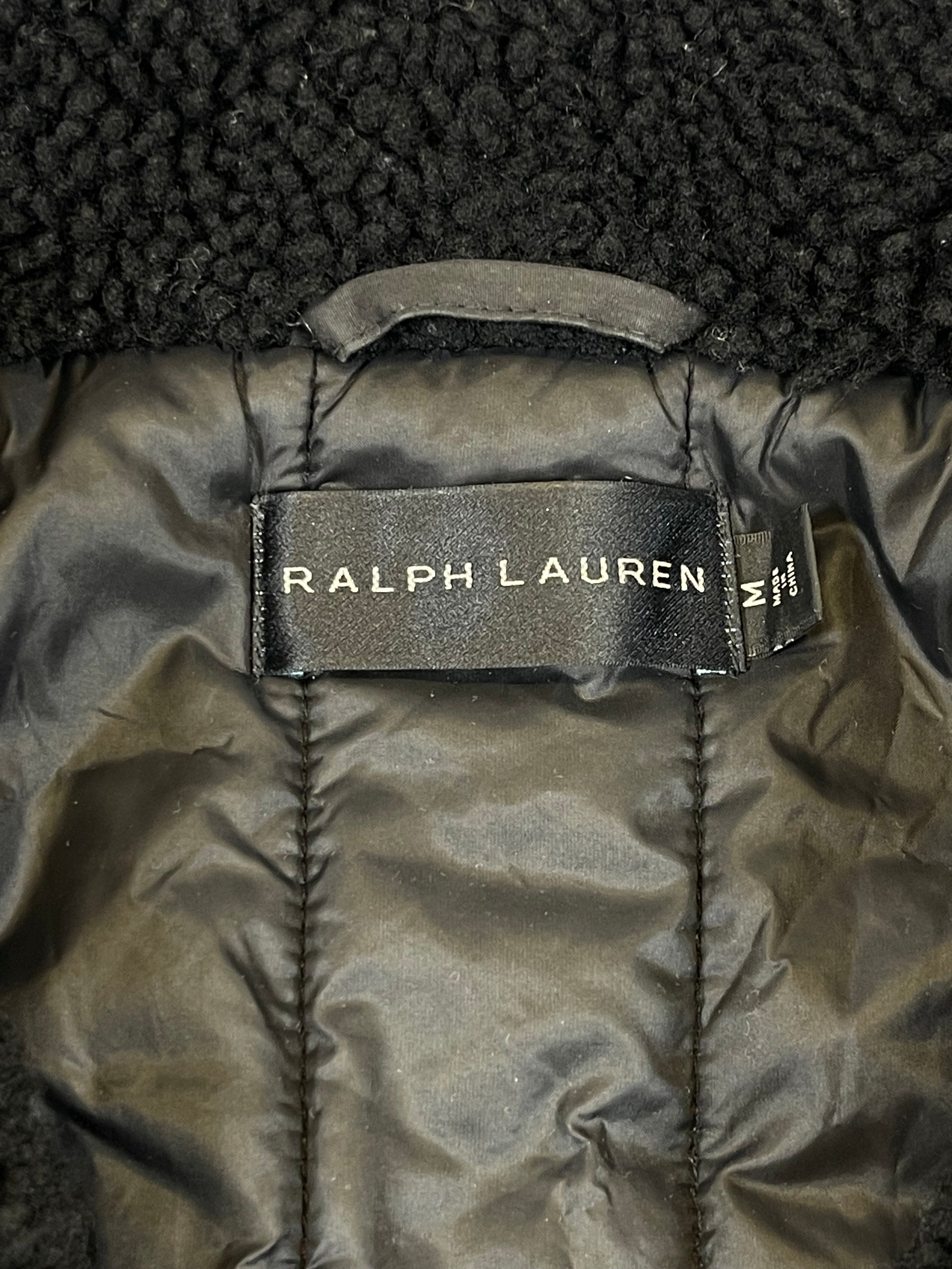 Ralph Lauren Black Label Shearling Collar Peacoat (Vintage)