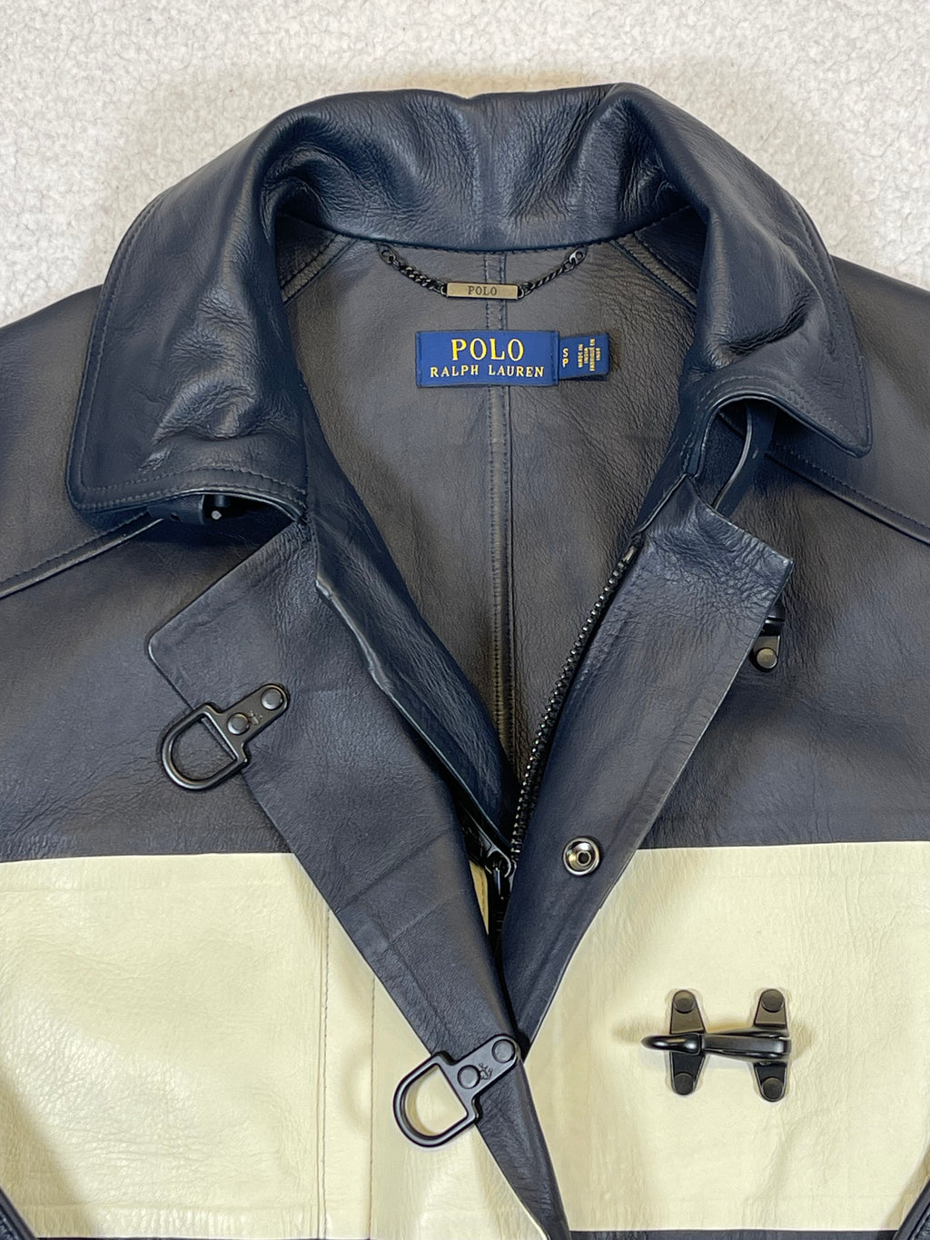Polo Ralph Lauren Lambskin Leather Three-Quarter Coat