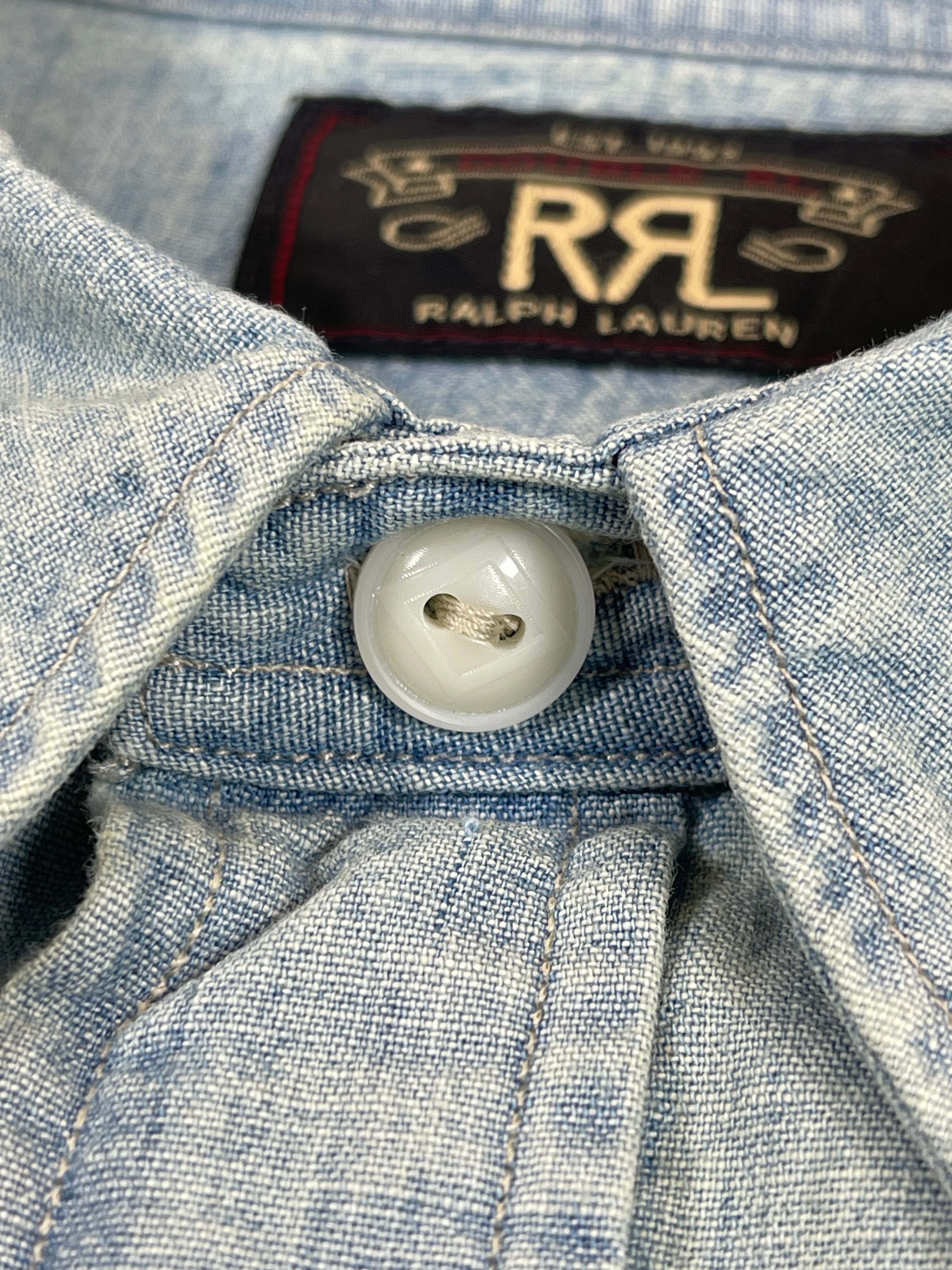 RRL Double RL Chambray Western Shirt