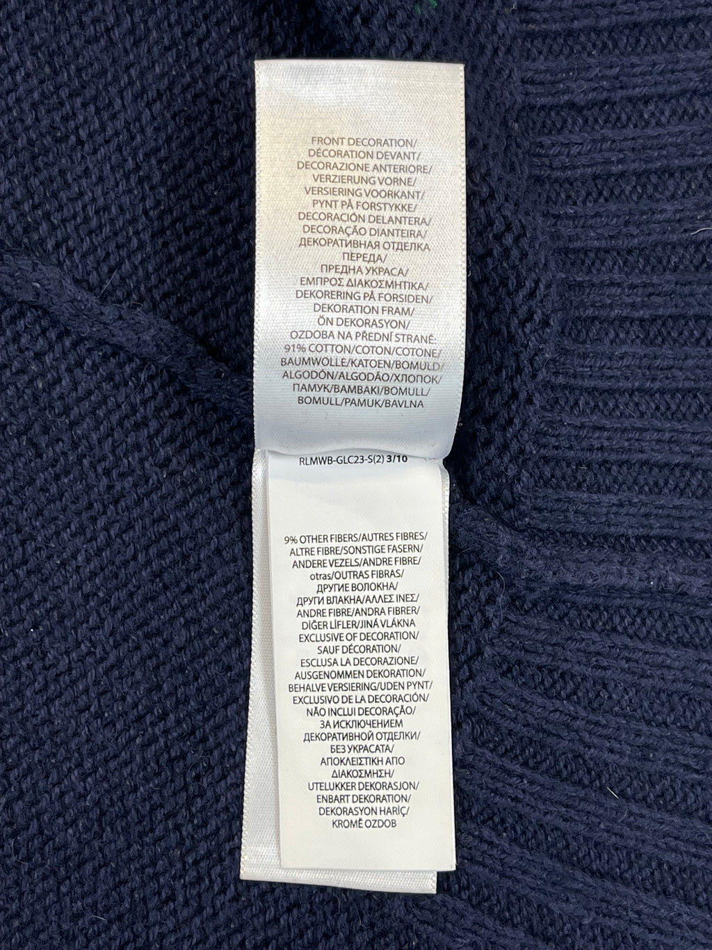 Polo Ralph Lauren Preppy Polo Bear Cotton & Linen Sweater