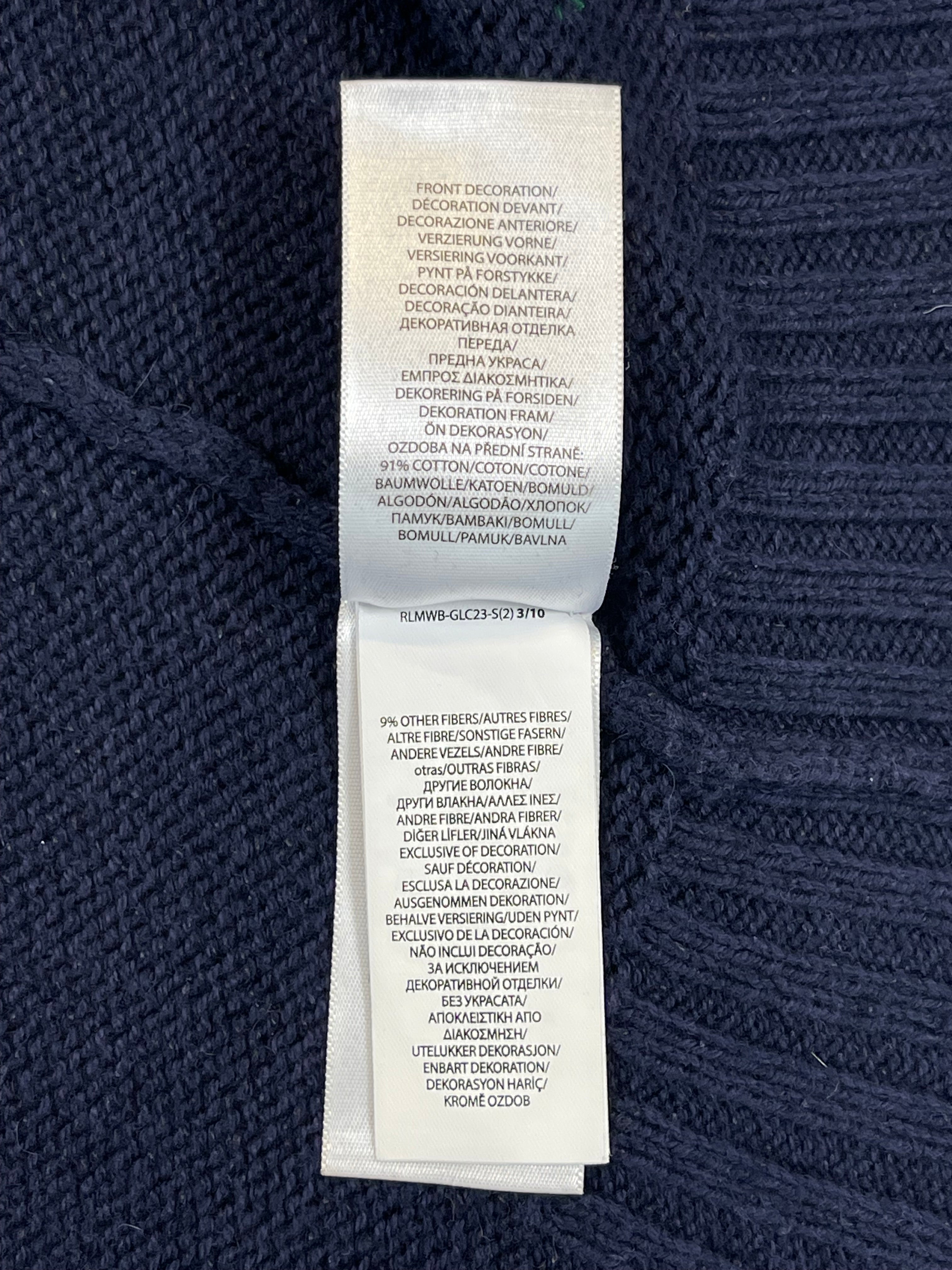 Polo Ralph Lauren Preppy Polo Bear Cotton & Linen Sweater