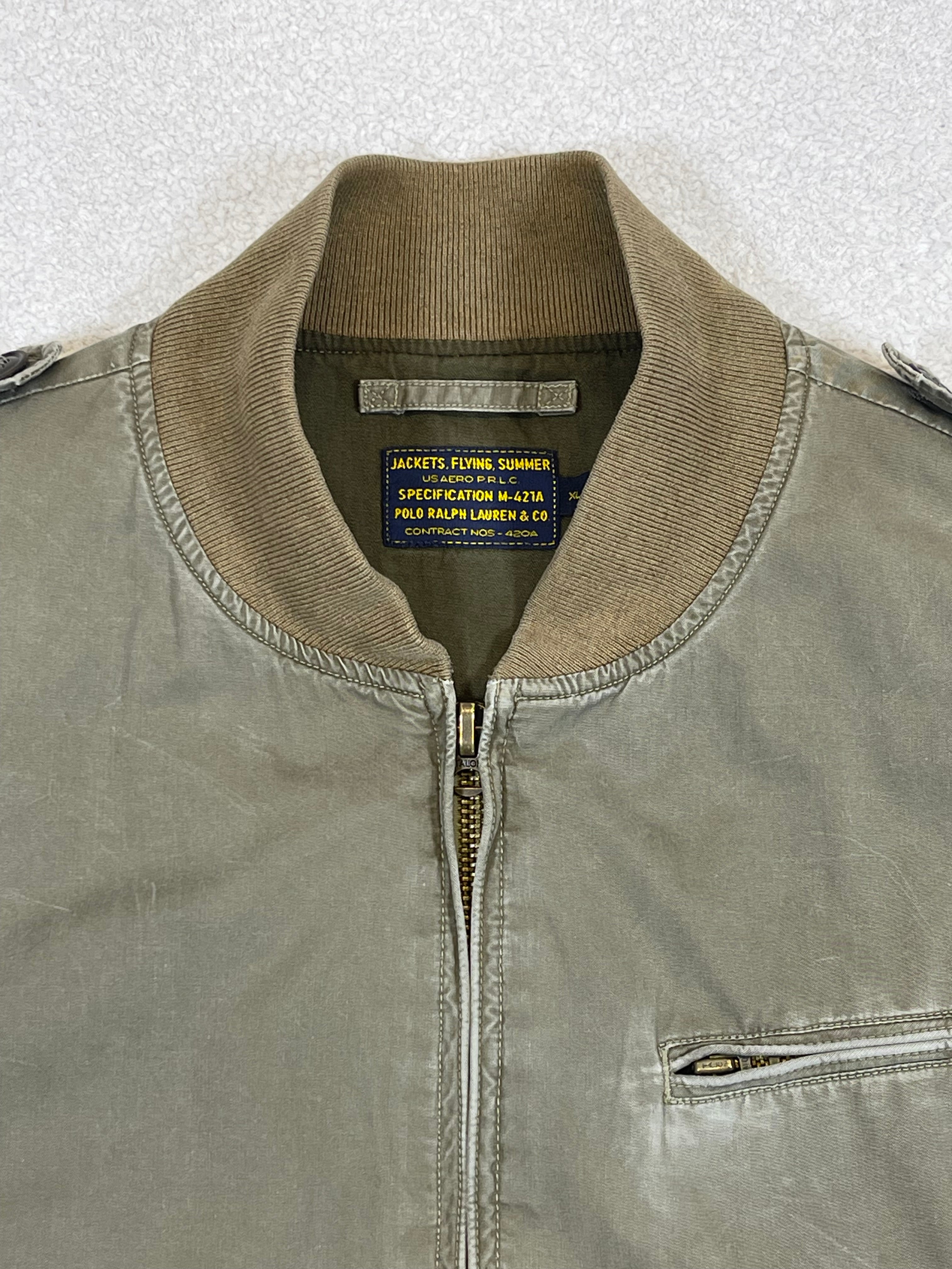 Polo by Ralph Lauren & Co. Vintage RL Tigers Div. 1967 Cotton Twill Bomber Jacket