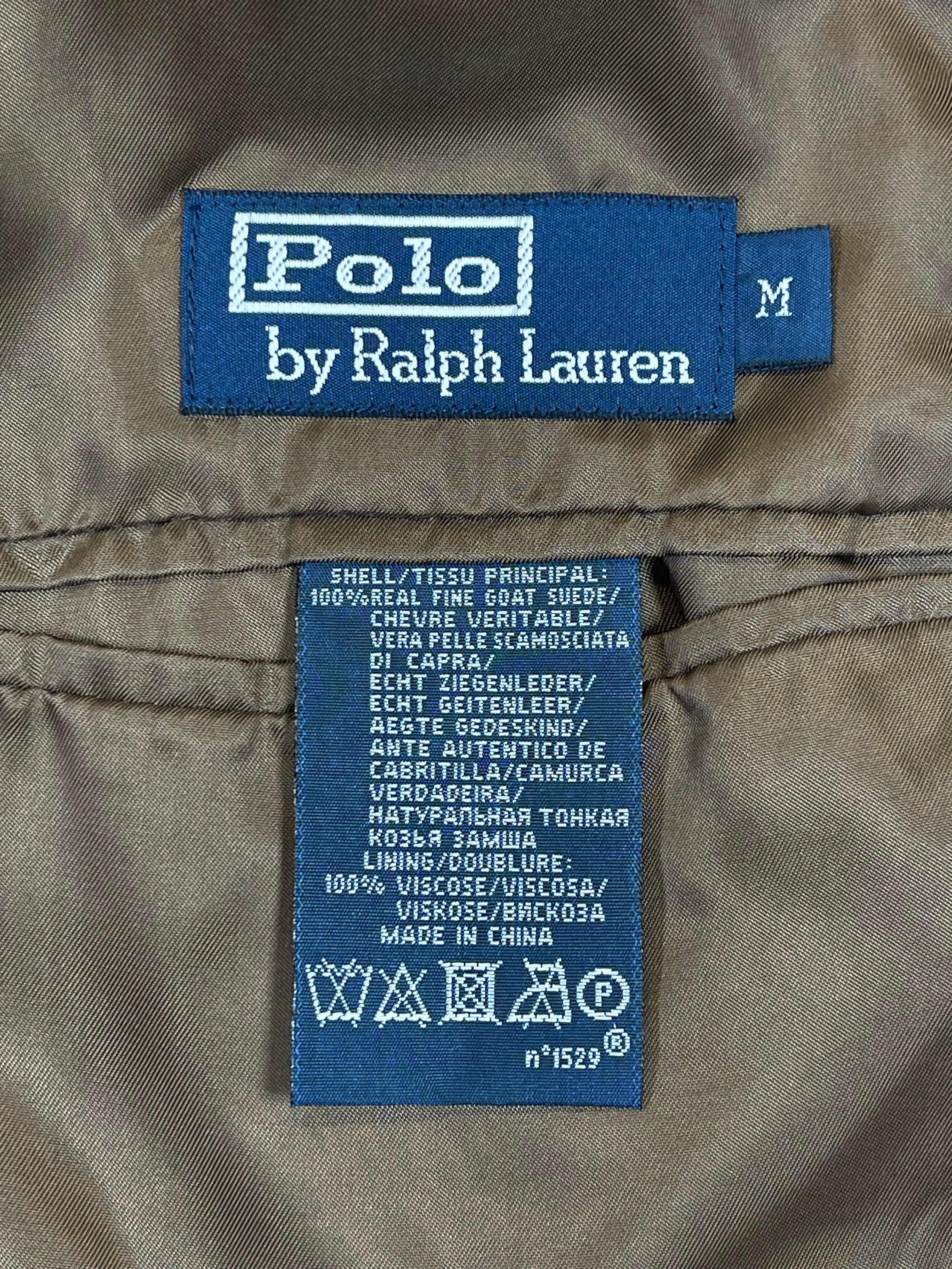 Polo Ralph Lauren Refined Goat Suede Blazer (Vintage 2000s)