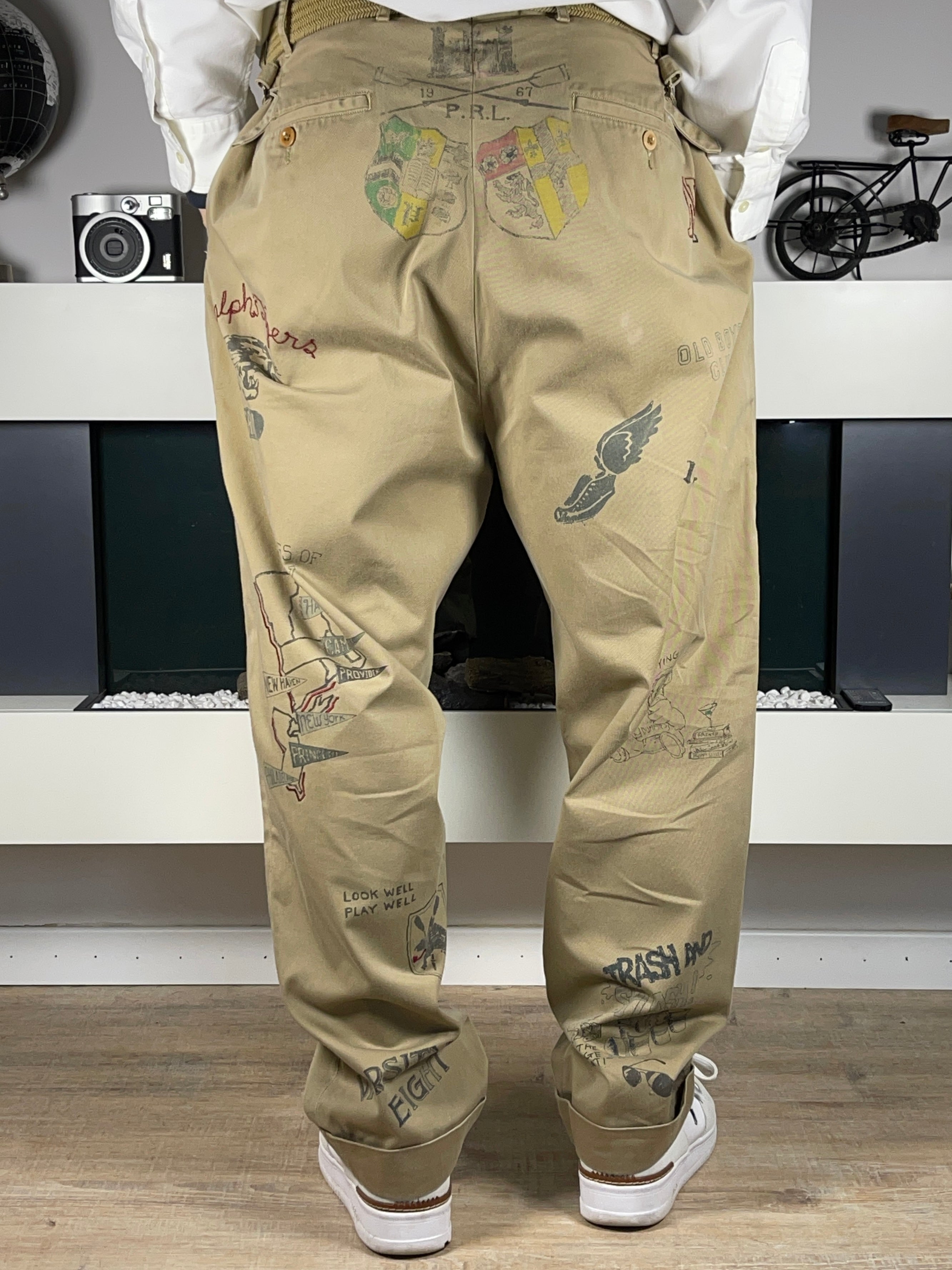 Polo Ralph Lauren Graphic Baggy Chino Pants