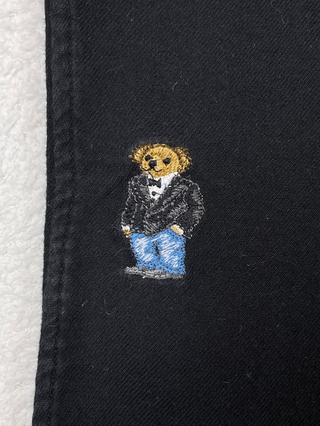 Ralph Lauren Polo Bear Smocking Cotton Shirt