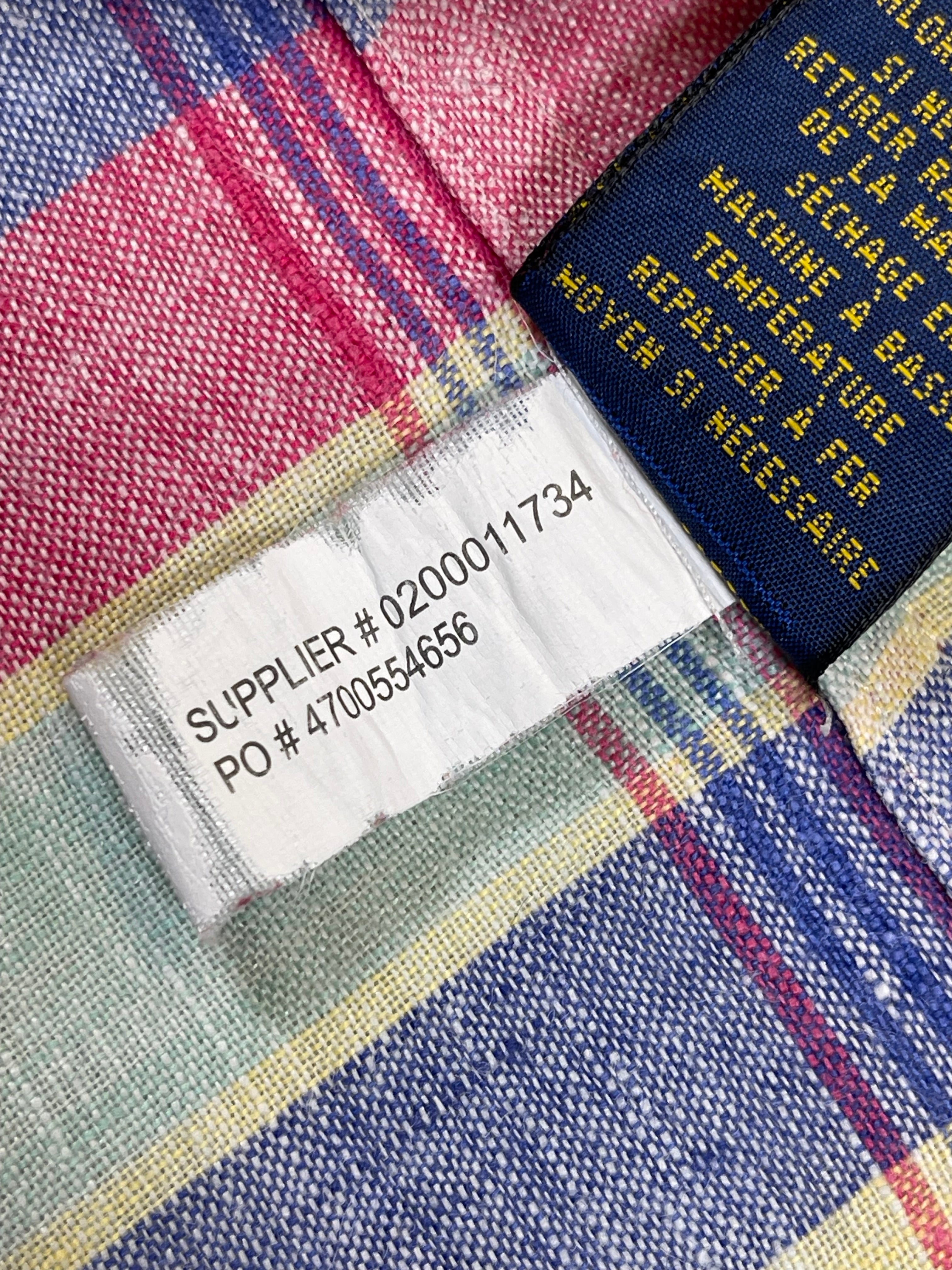 Ralph Lauren Linen Plaid Shirt (Vintage)