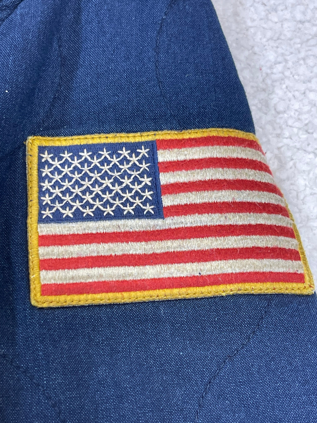Ralph Lauren Denim & Supply Quilted Indigo Denim Field Jacket