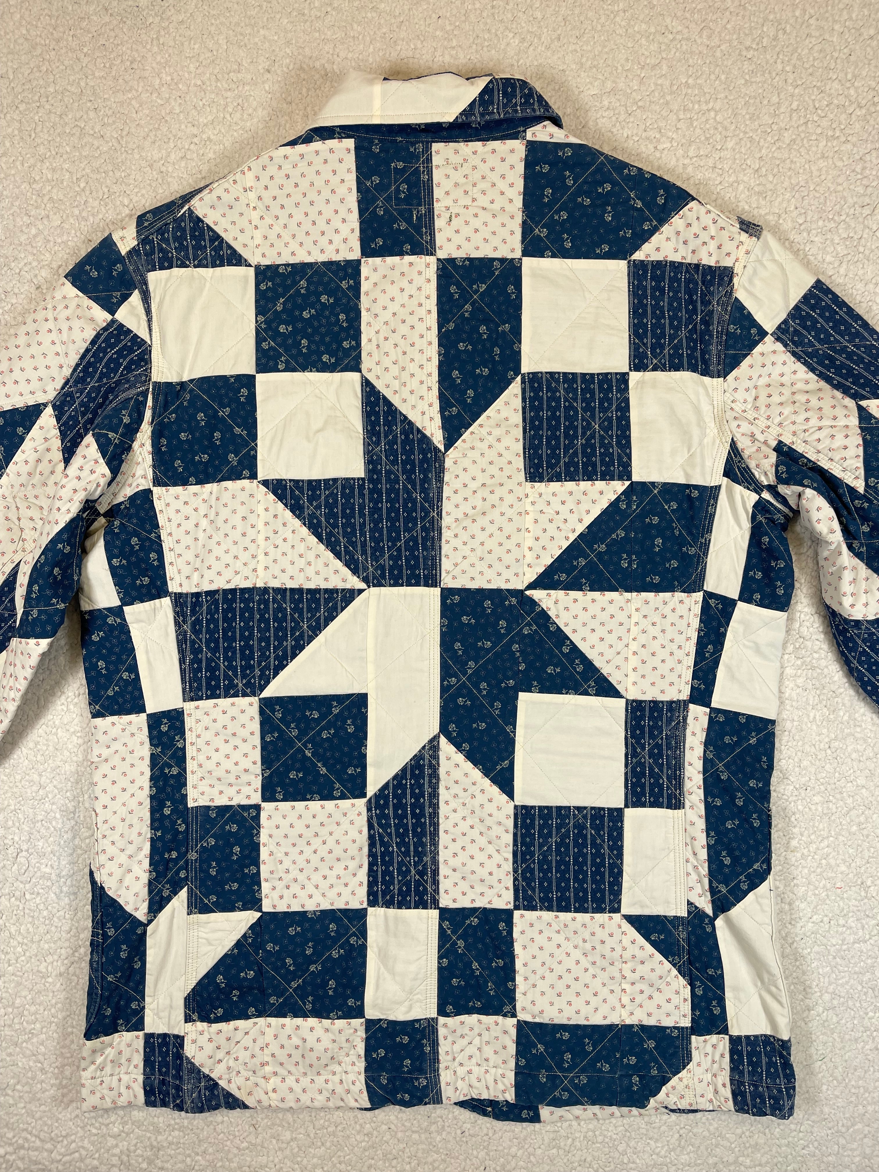 Polo Country Ralph Lauren Patchwork Cotton &amp; Linen Overshirt Jacket (2022)