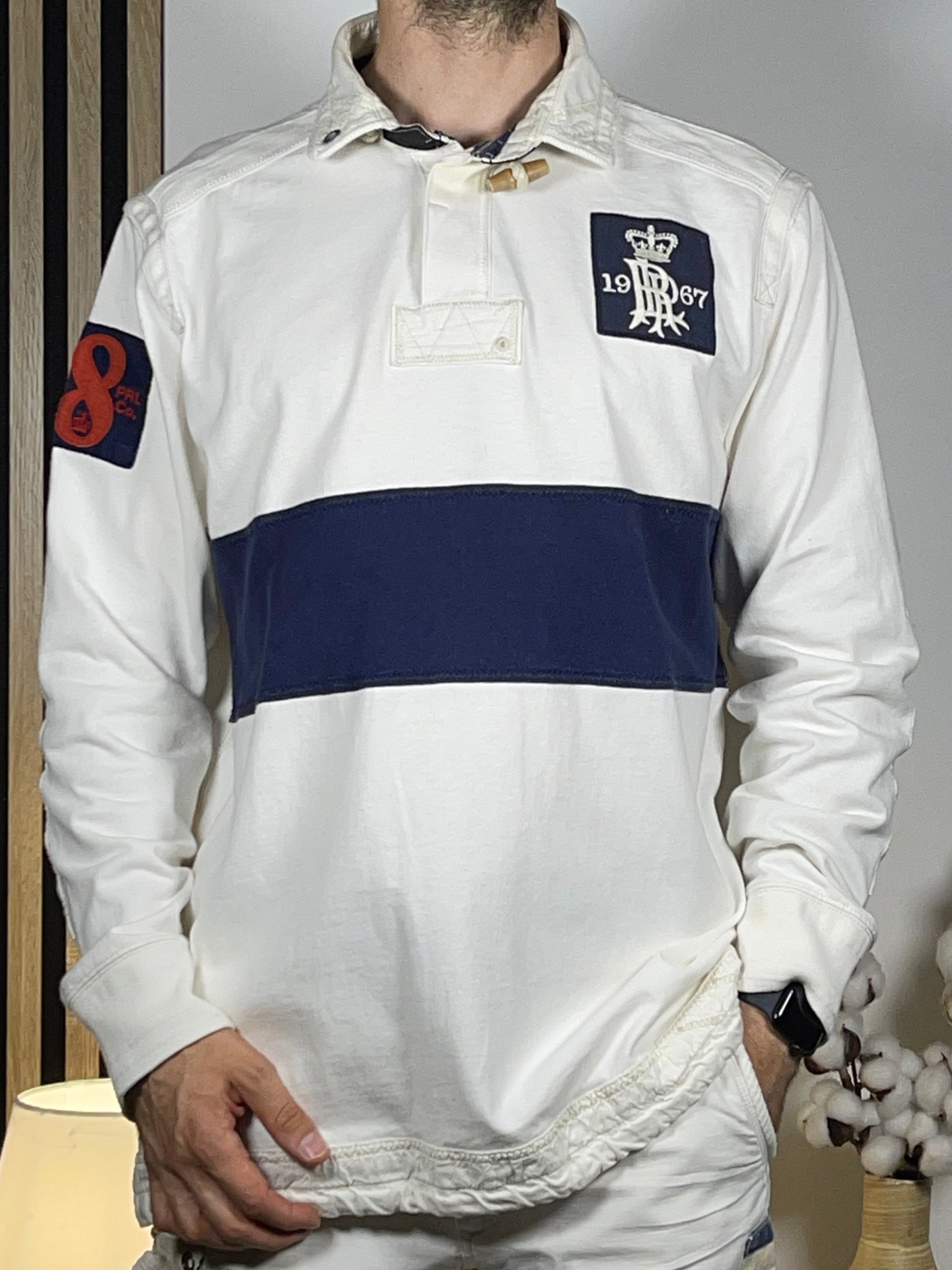 Polo by Ralph Lauren Vintage P.R.L.C. Nautical Rugby Shirt