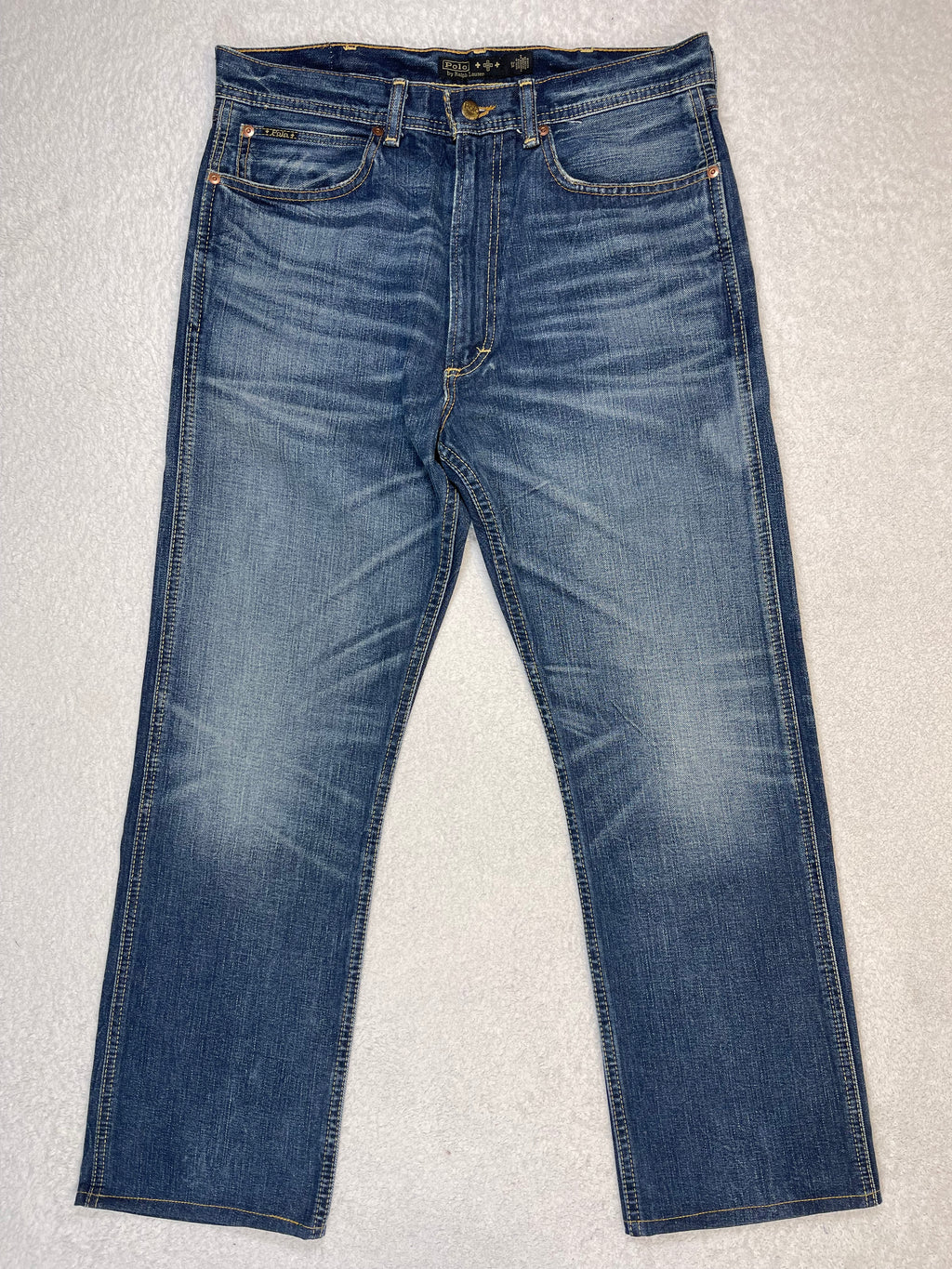 Polo Ralph Lauren × Naiomi Glasses Indigo Heritage Rider Jeans (2023)