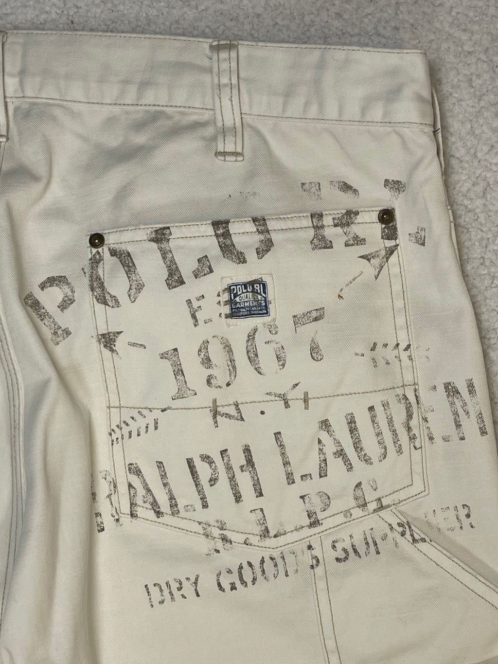 Polo Ralph Lauren Patterned Carpenter Canvas Trousers