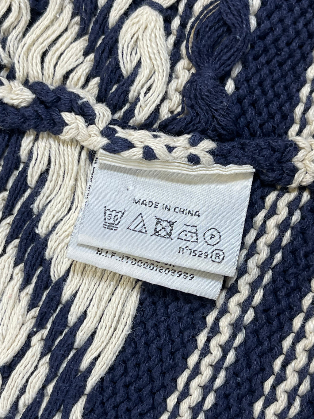 Ralph Lauren Denim & Supply Geometric Cotton Cardigan