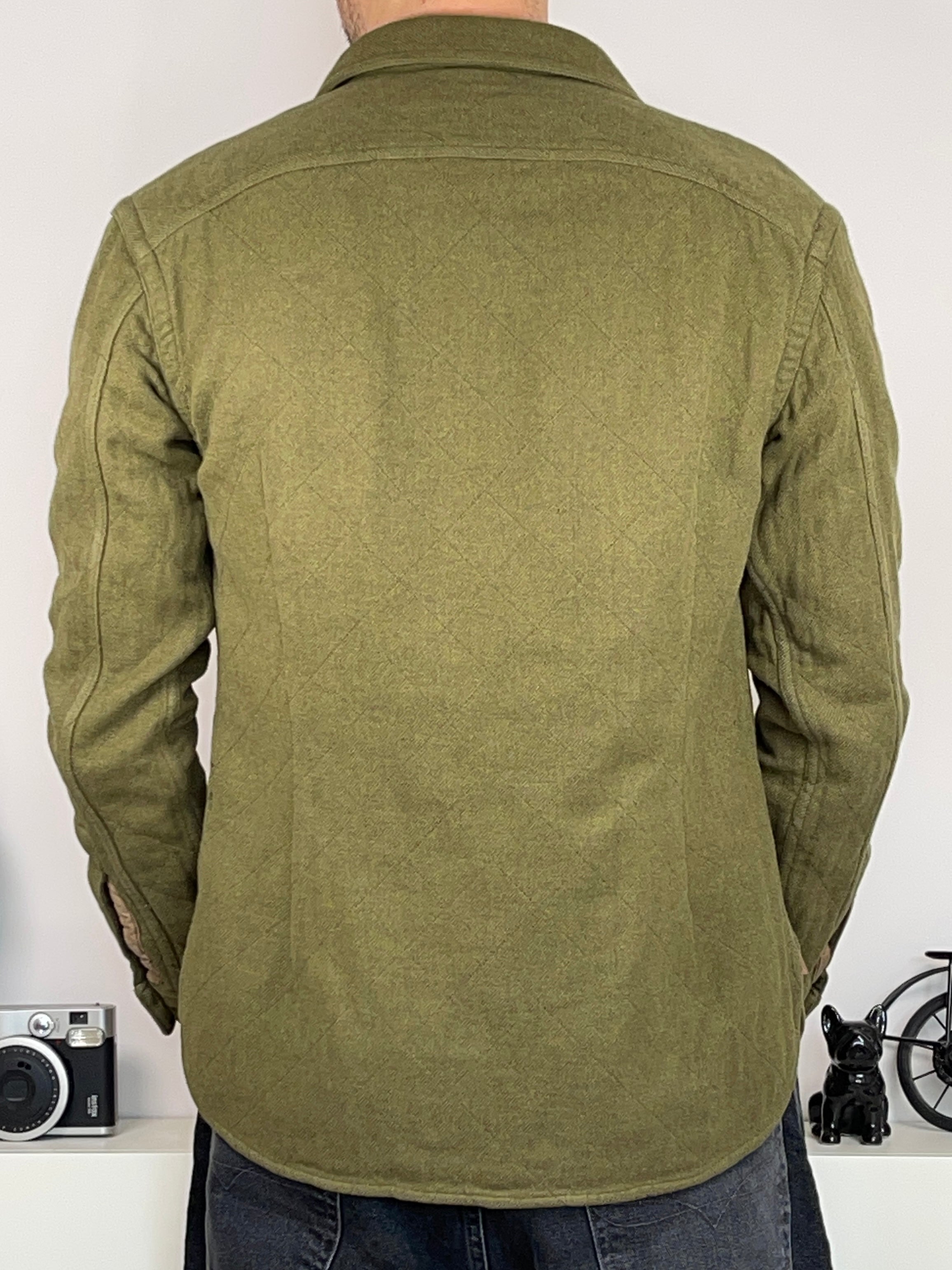 RRL Double RL Quilted Jacquard Overshirt