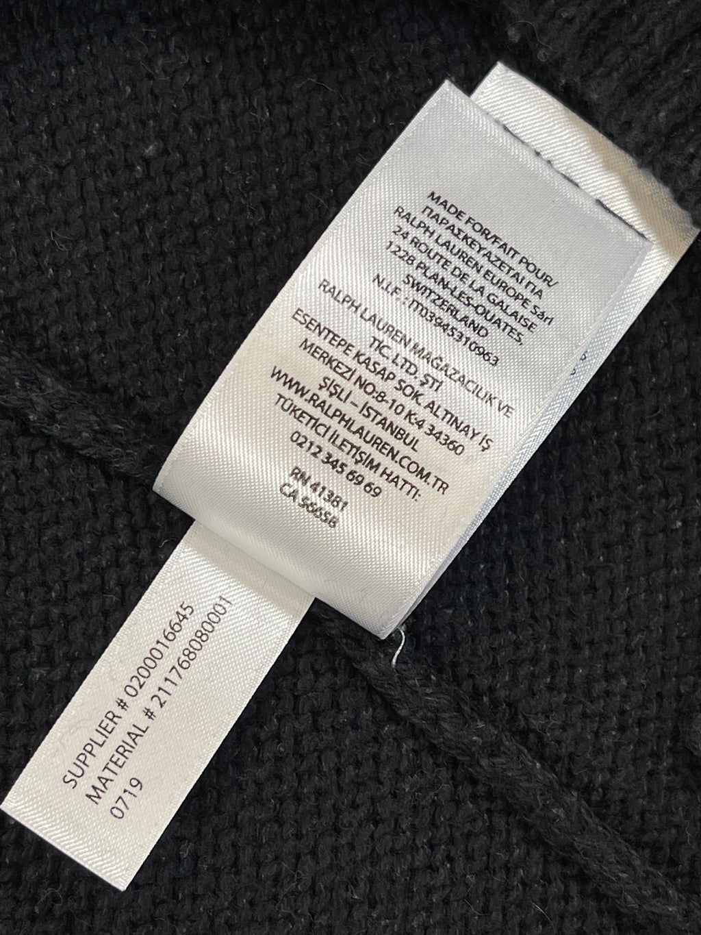 Polo Ralph Lauren Polo Bear Skier Cotton & Linen Sweater